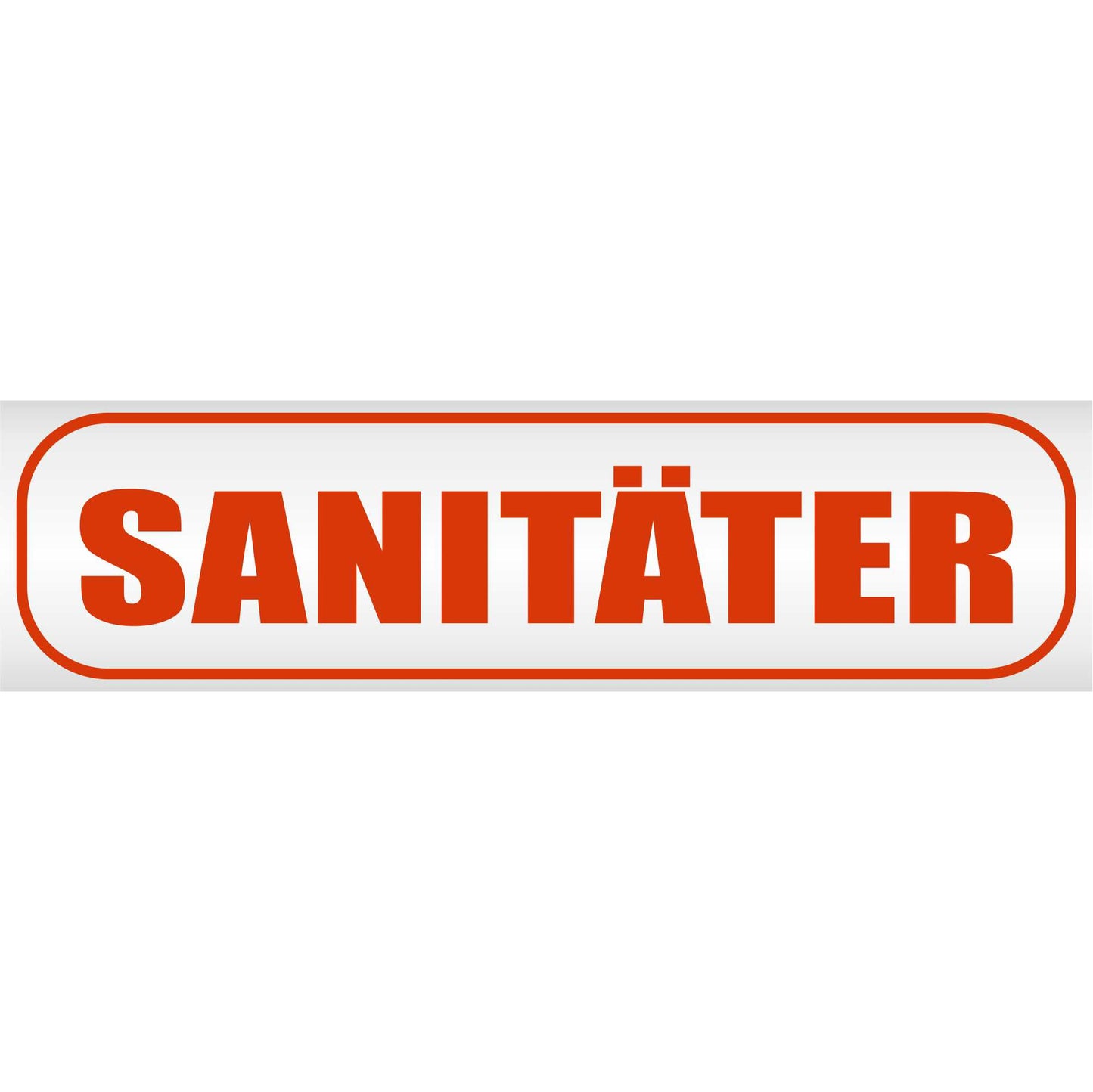 Magnetschild - Sanitäter Arzt Feuerwehr - Magnetfolie für Auto - LKW - Truck - Baustelle - Firma
