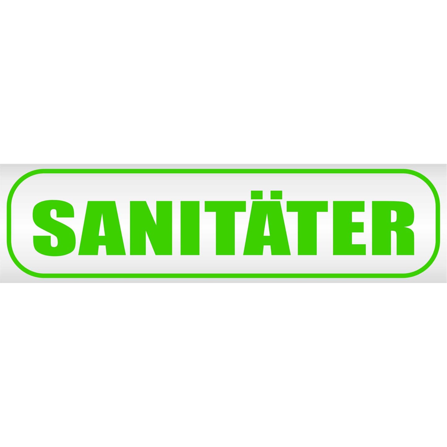 Magnetschild - Sanitäter Arzt Feuerwehr - Magnetfolie für Auto - LKW - Truck - Baustelle - Firma