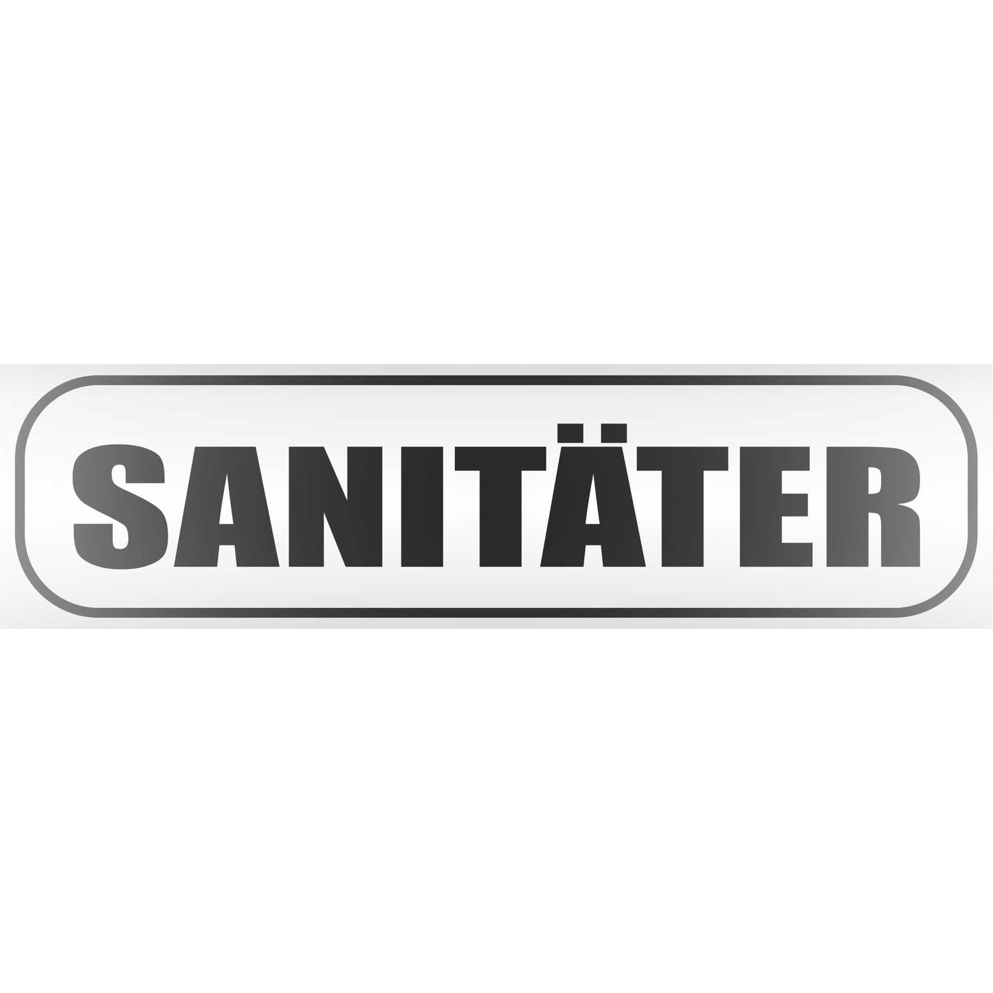 Magnetschild - Sanitäter Arzt Feuerwehr - Magnetfolie für Auto - LKW - Truck - Baustelle - Firma
