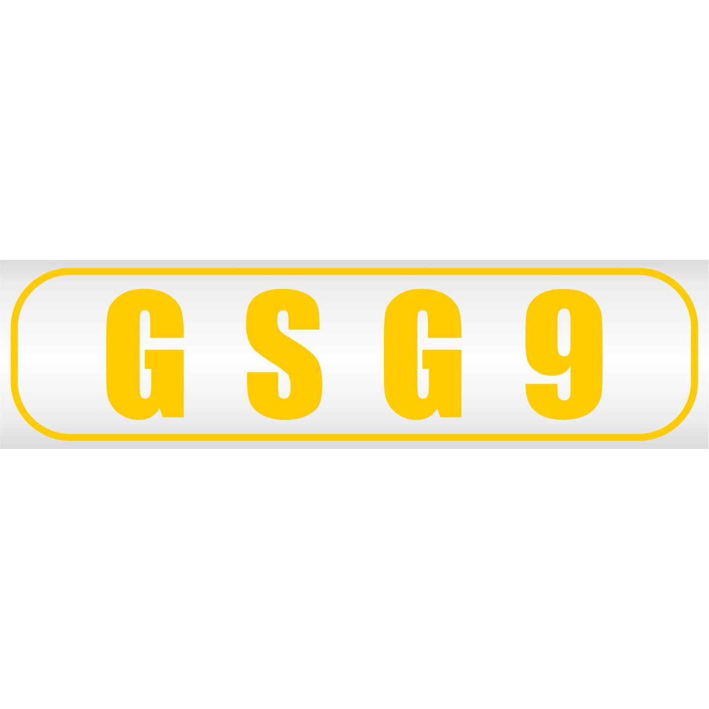 Magnetschild - GSG9 Grenzschutzgruppe 9 - Magnetfolie für Auto - LKW - Truck - Baustelle - Firma