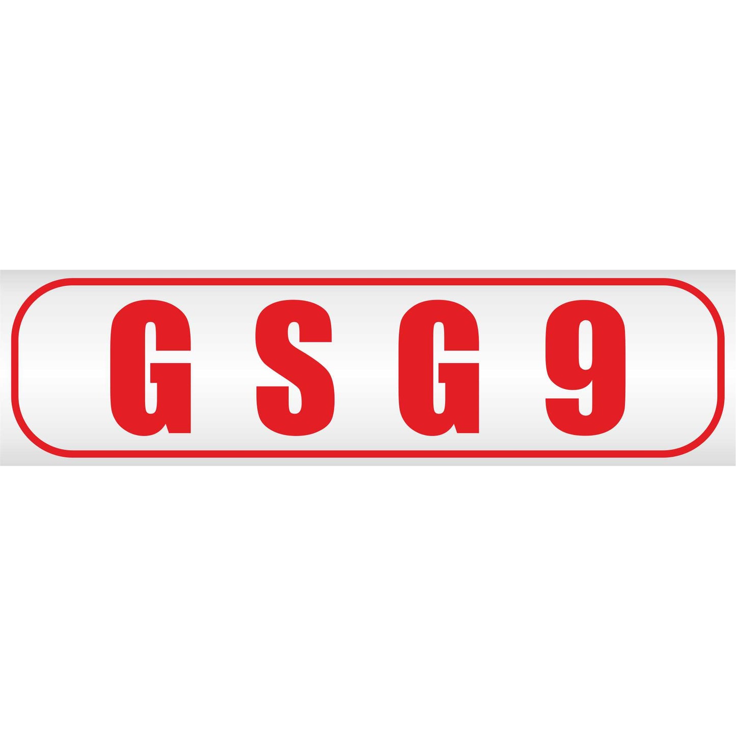 Magnetschild - GSG9 Grenzschutzgruppe 9 - Magnetfolie für Auto - LKW - Truck - Baustelle - Firma