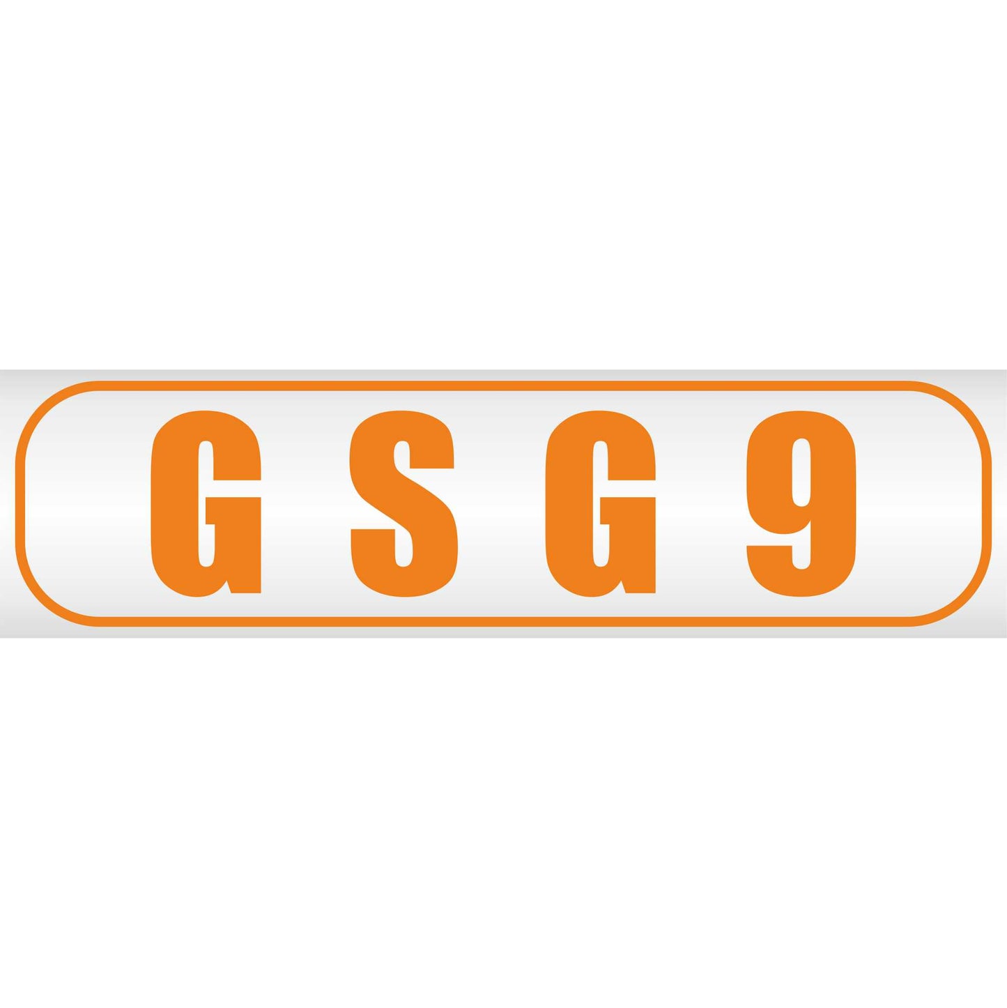 Magnetschild - GSG9 Grenzschutzgruppe 9 - Magnetfolie für Auto - LKW - Truck - Baustelle - Firma
