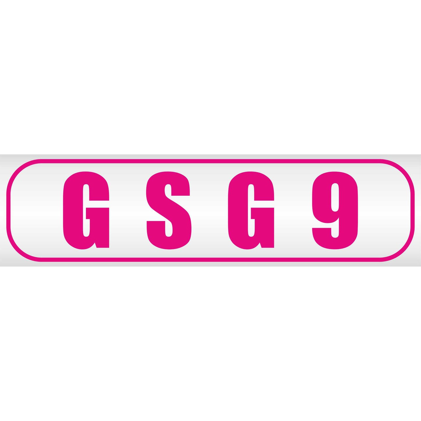 Magnetschild - GSG9 Grenzschutzgruppe 9 - Magnetfolie für Auto - LKW - Truck - Baustelle - Firma