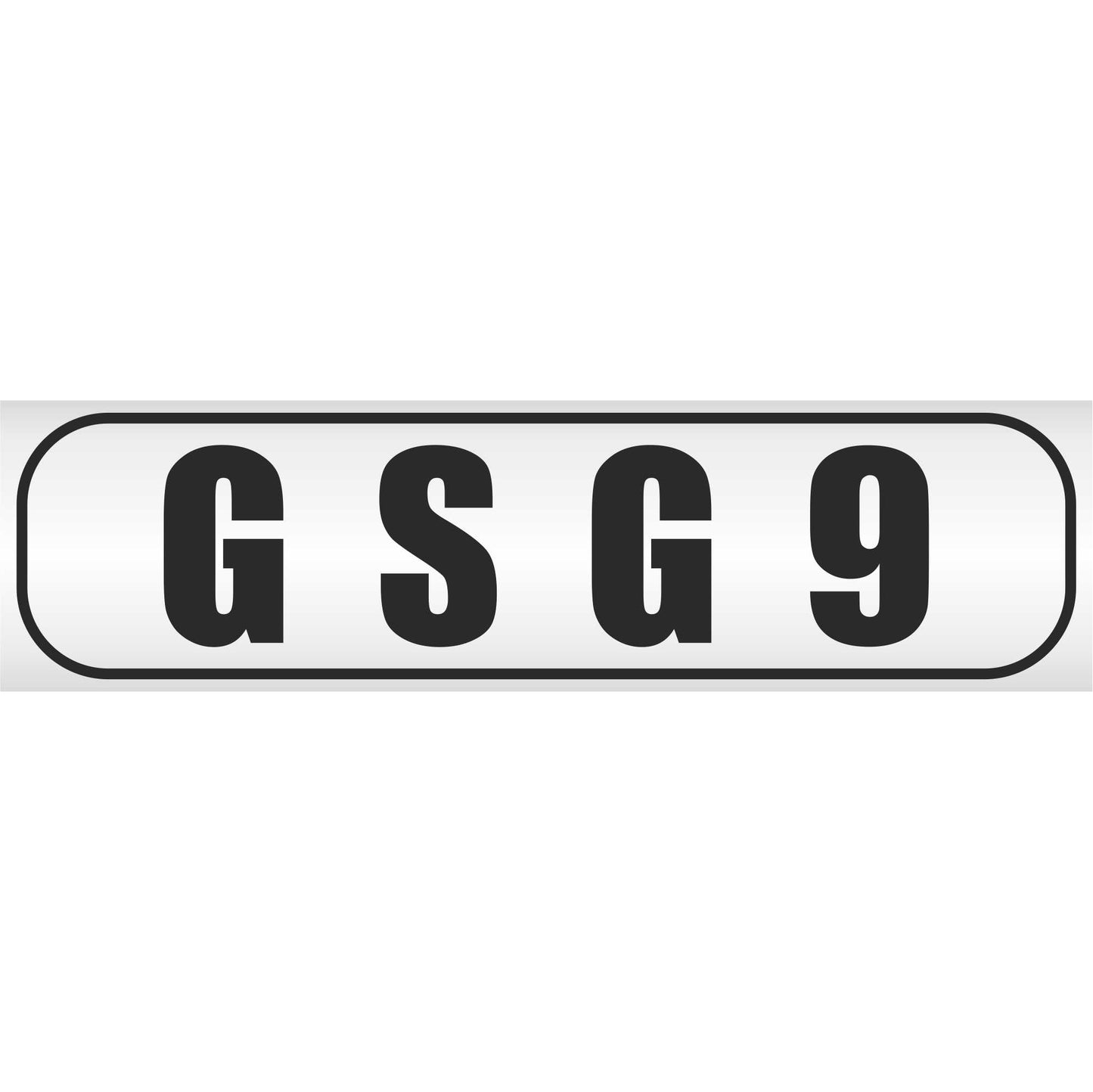 Magnetschild - GSG9 Grenzschutzgruppe 9 - Magnetfolie für Auto - LKW - Truck - Baustelle - Firma