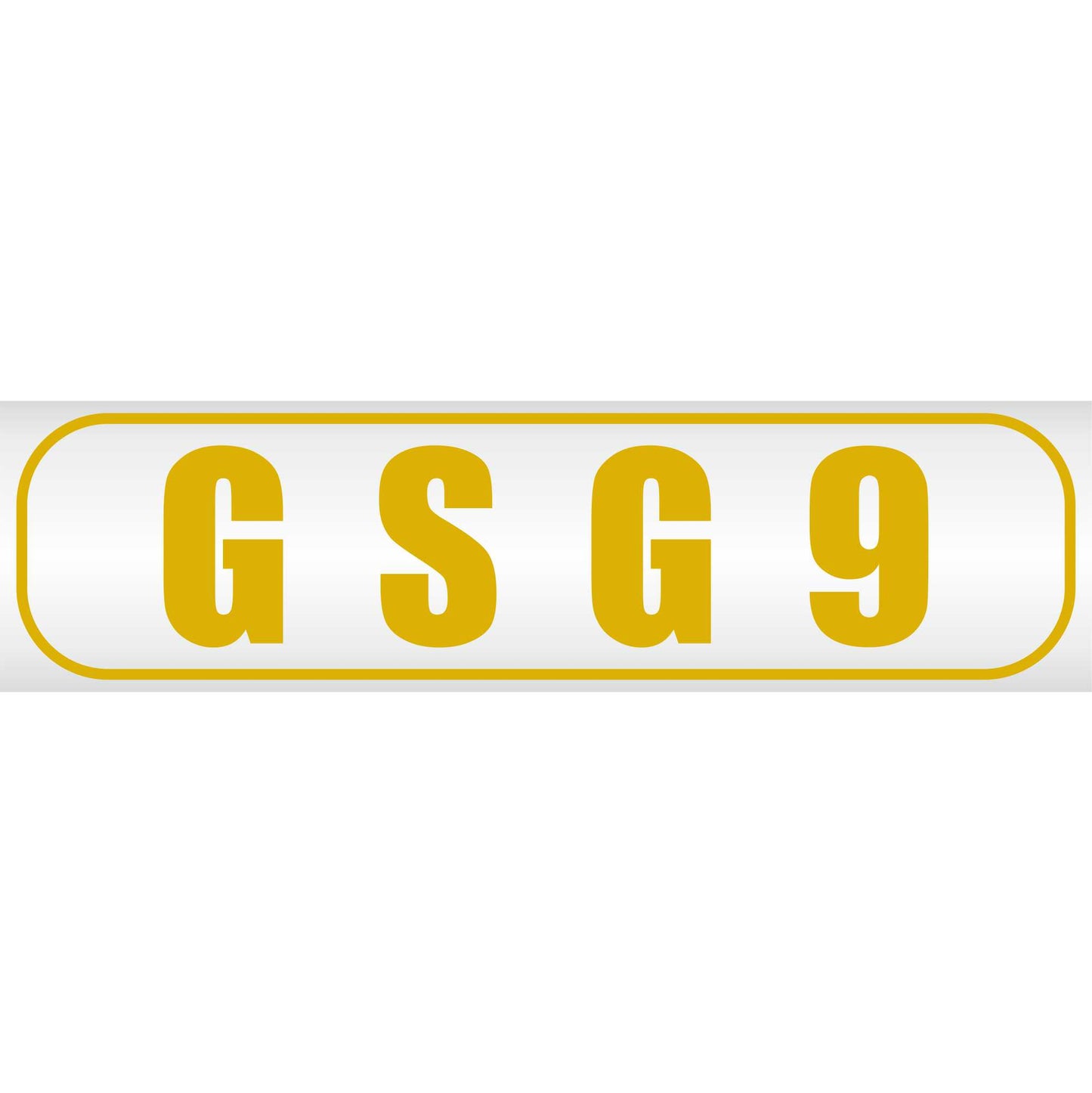 Magnetschild - GSG9 Grenzschutzgruppe 9 - Magnetfolie für Auto - LKW - Truck - Baustelle - Firma