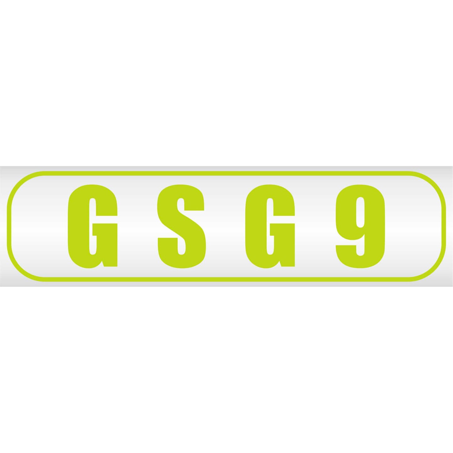 Magnetschild - GSG9 Grenzschutzgruppe 9 - Magnetfolie für Auto - LKW - Truck - Baustelle - Firma