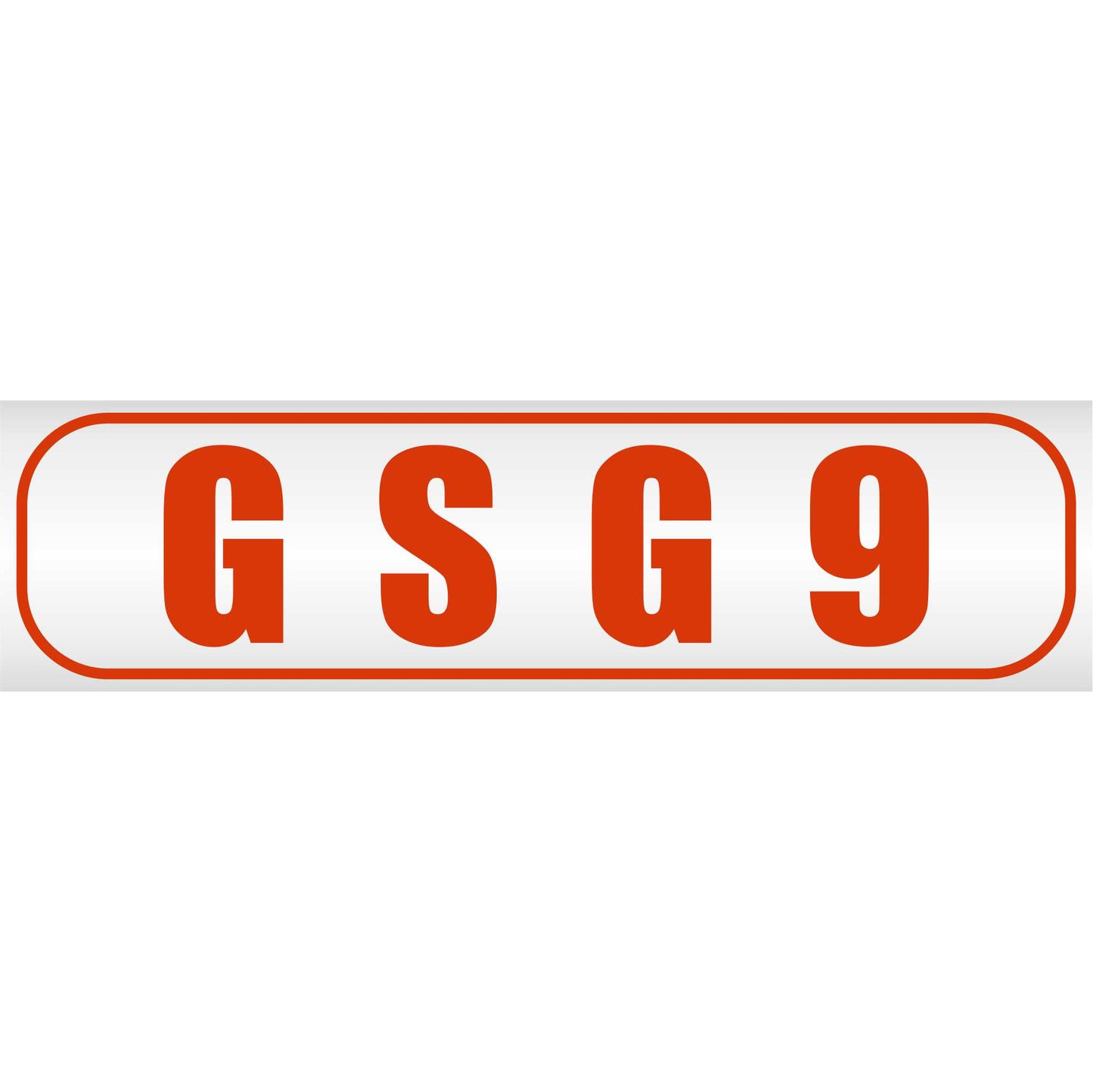 Magnetschild - GSG9 Grenzschutzgruppe 9 - Magnetfolie für Auto - LKW - Truck - Baustelle - Firma