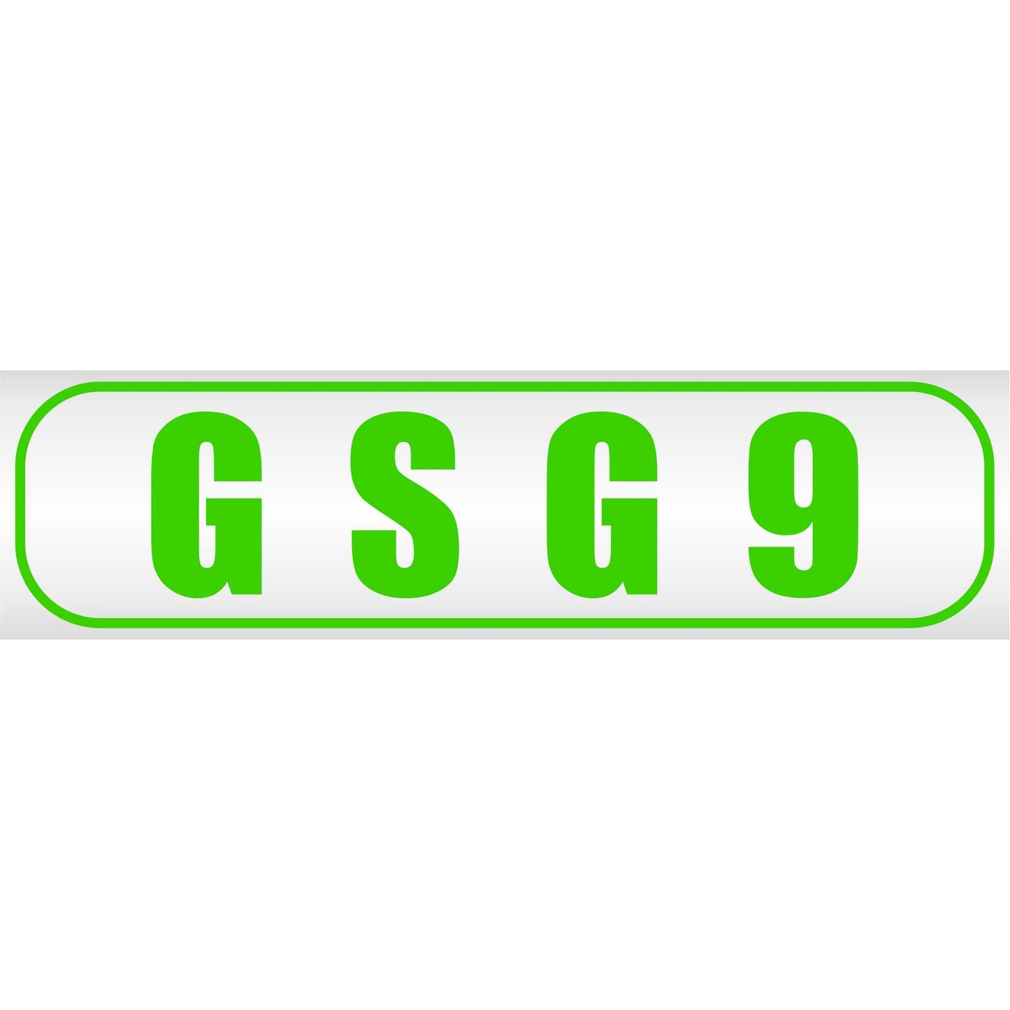 Magnetschild - GSG9 Grenzschutzgruppe 9 - Magnetfolie für Auto - LKW - Truck - Baustelle - Firma