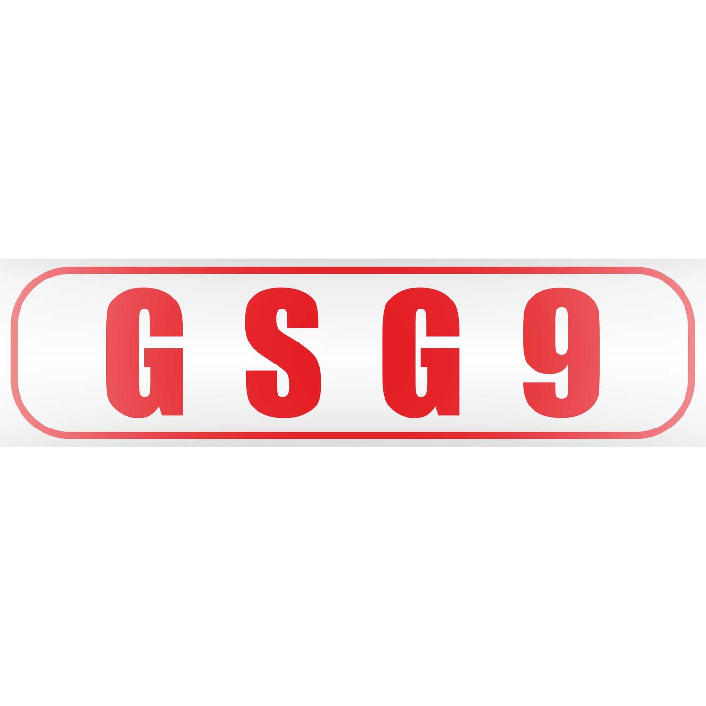 Magnetschild - GSG9 Grenzschutzgruppe 9 - Magnetfolie für Auto - LKW - Truck - Baustelle - Firma