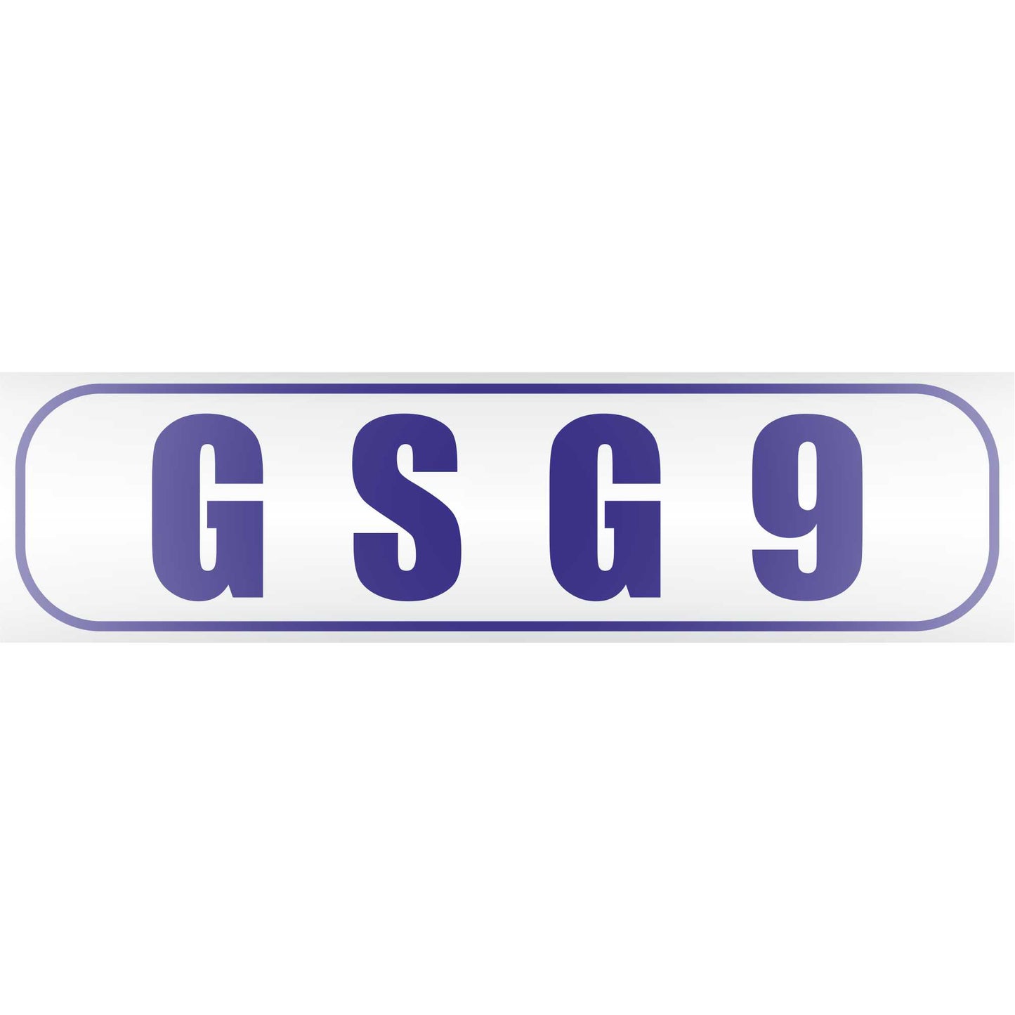 Magnetschild - GSG9 Grenzschutzgruppe 9 - Magnetfolie für Auto - LKW - Truck - Baustelle - Firma