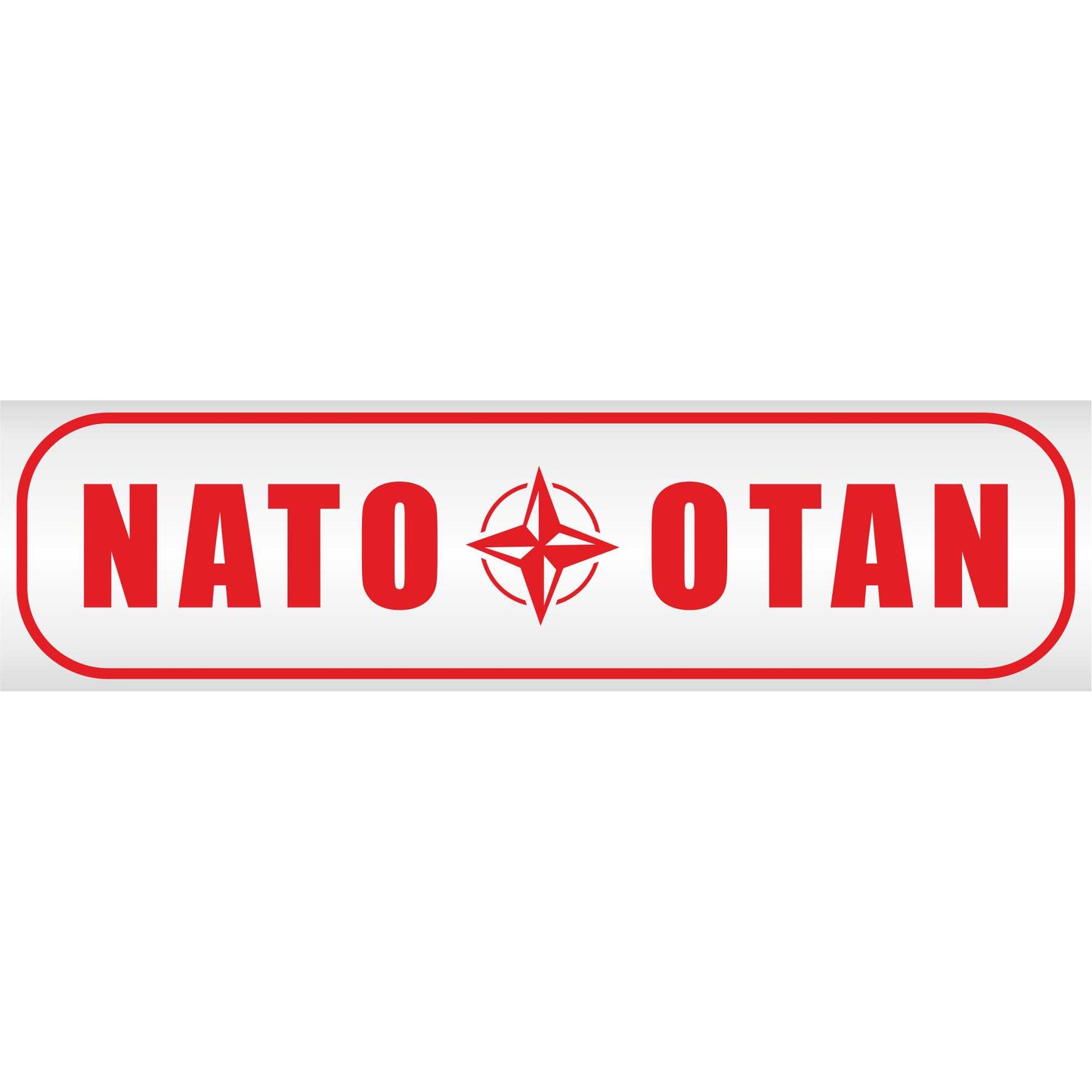Magnetschild - Nato Otan - Magnetfolie für Auto - LKW - Truck - Baustelle - Firma