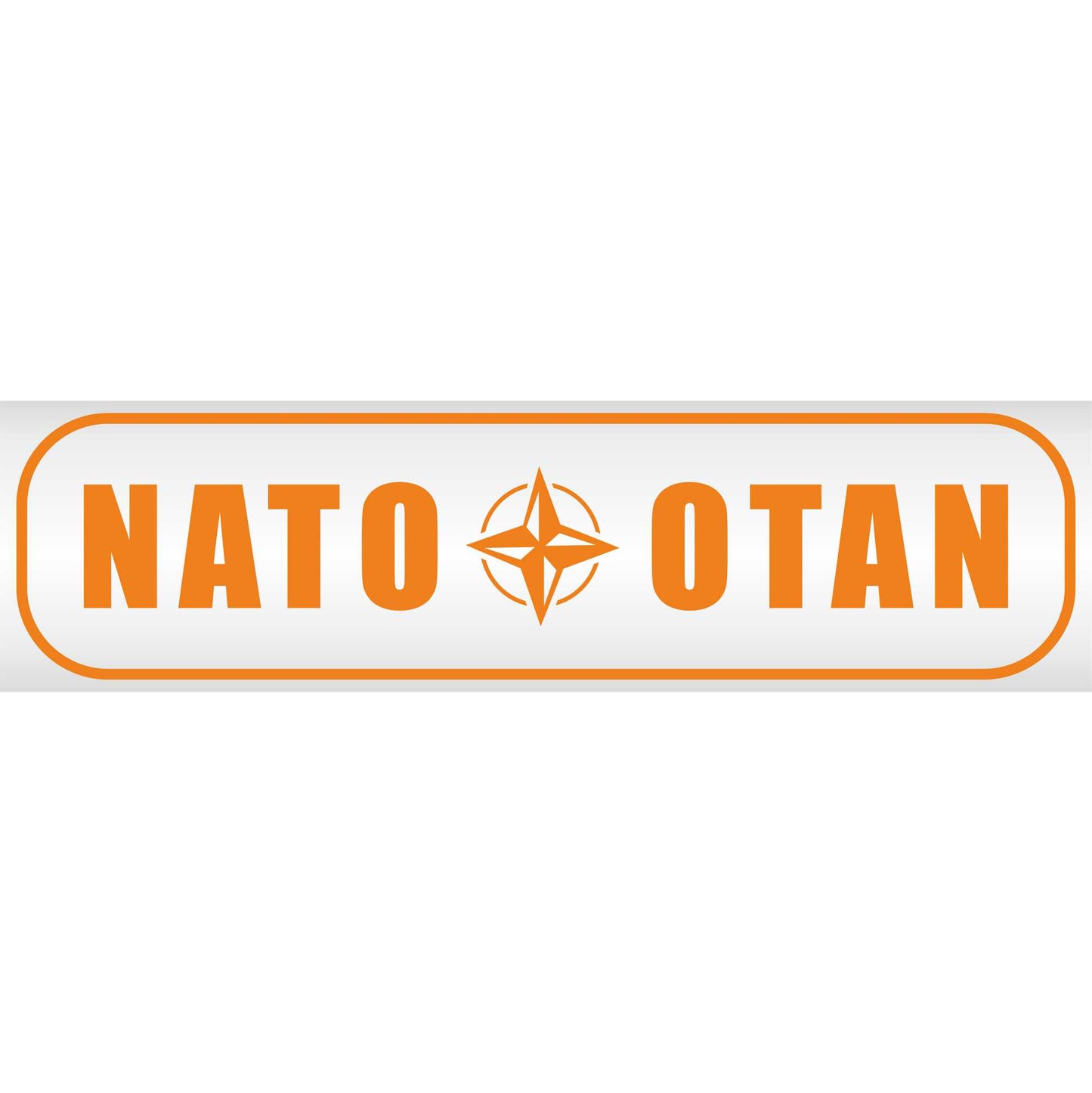 Magnetschild - Nato Otan - Magnetfolie für Auto - LKW - Truck - Baustelle - Firma