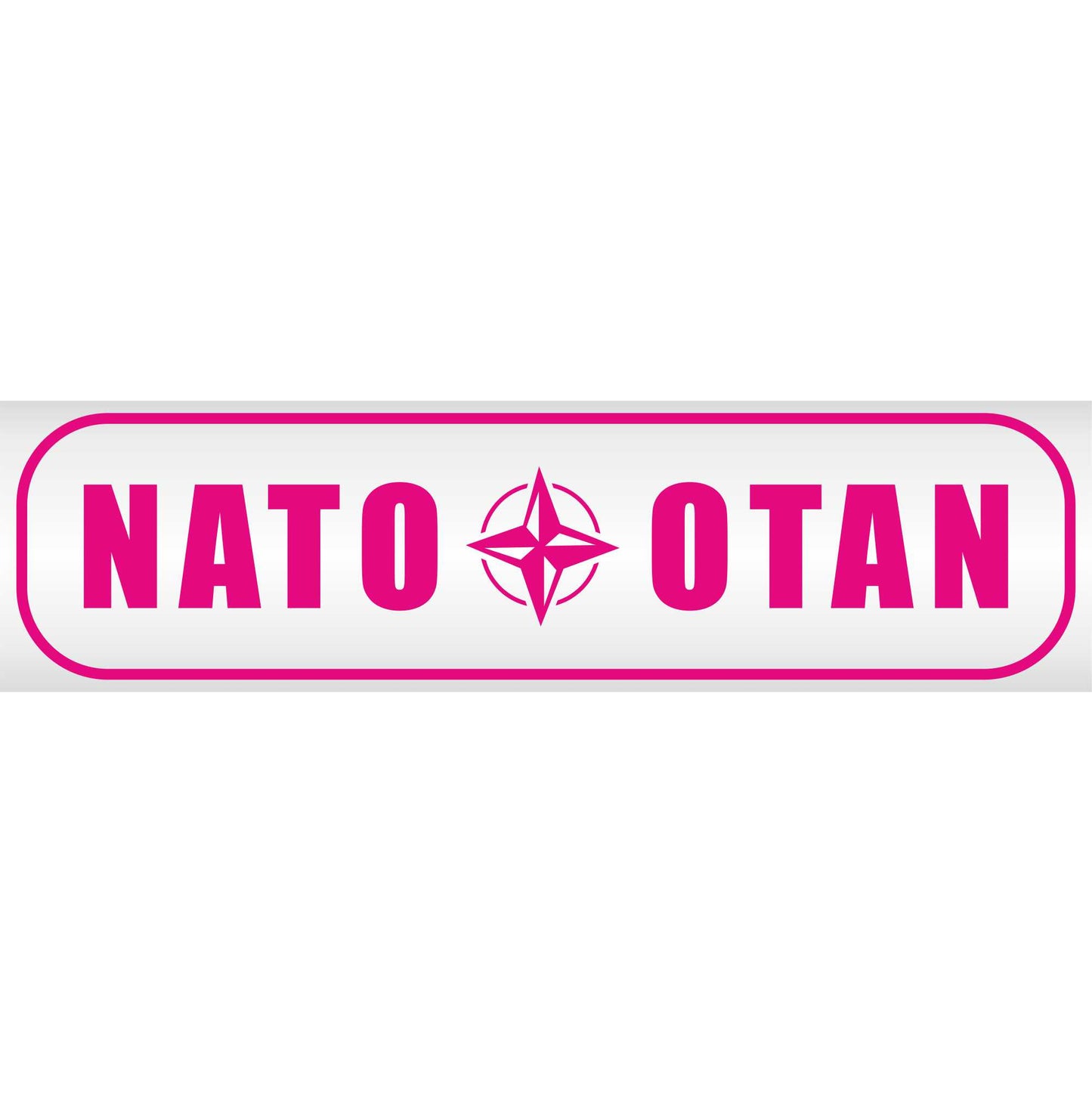 Magnetschild - Nato Otan - Magnetfolie für Auto - LKW - Truck - Baustelle - Firma