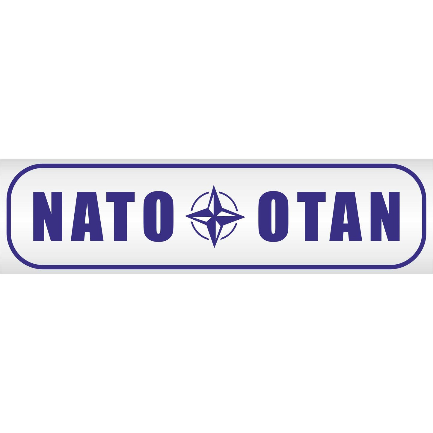 Magnetschild - Nato Otan - Magnetfolie für Auto - LKW - Truck - Baustelle - Firma