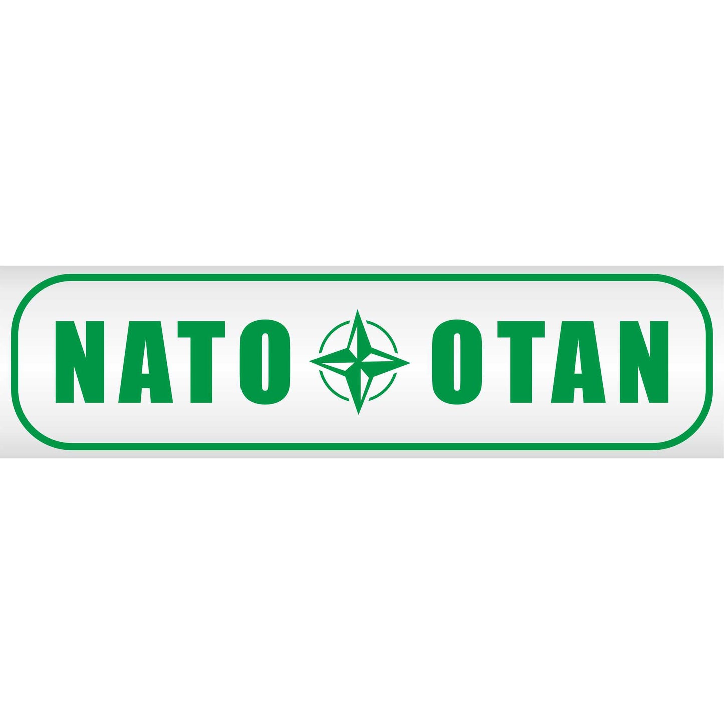 Magnetschild - Nato Otan - Magnetfolie für Auto - LKW - Truck - Baustelle - Firma