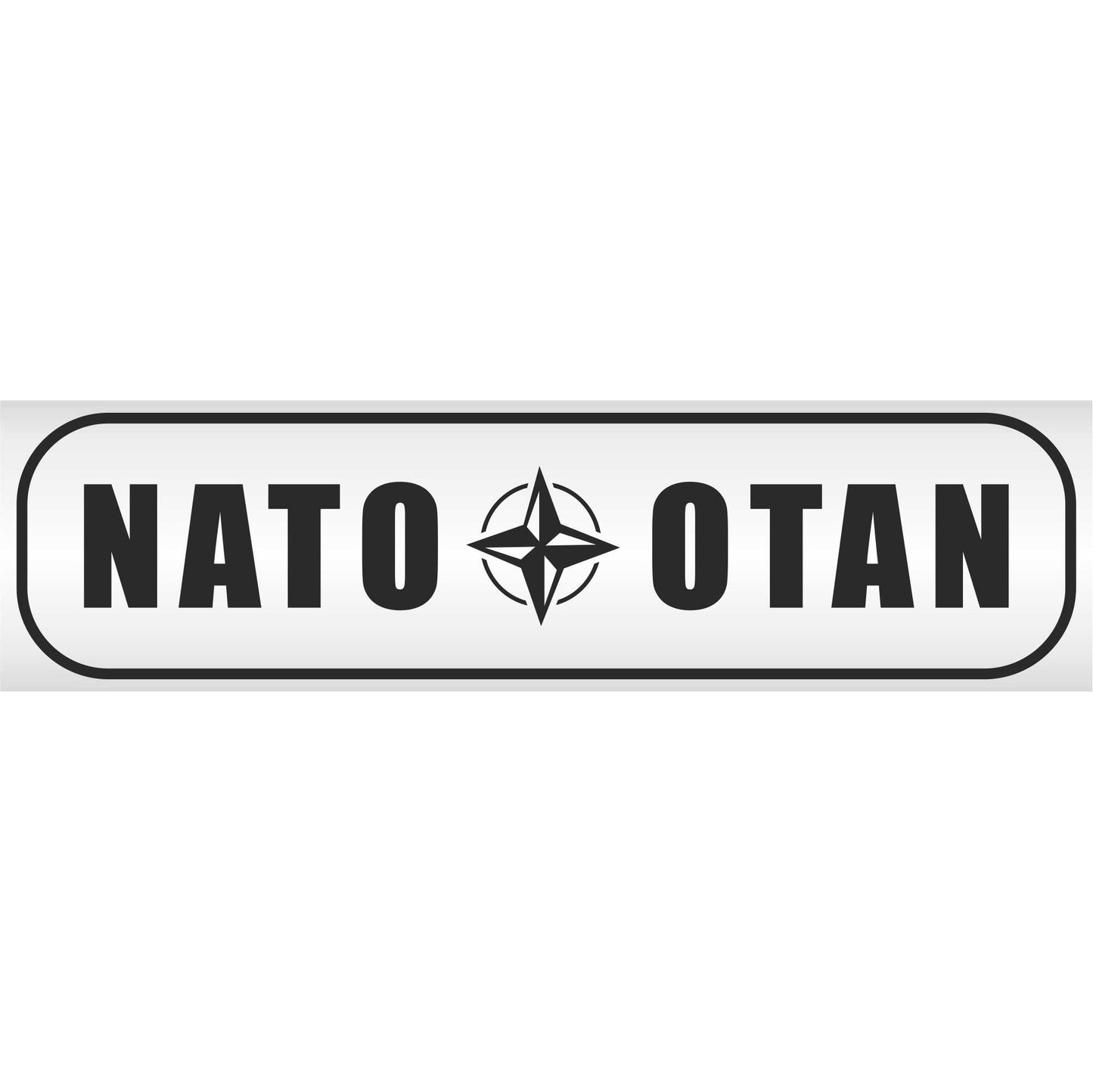 Magnetschild - Nato Otan - Magnetfolie für Auto - LKW - Truck - Baustelle - Firma