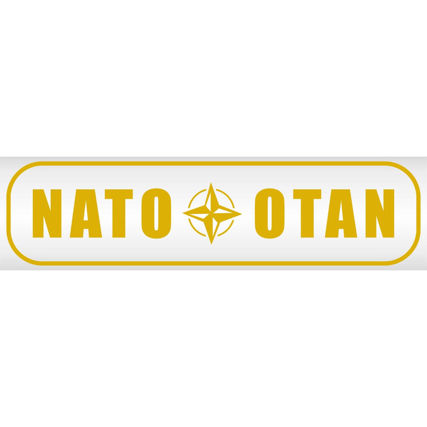 Magnetschild - Nato Otan - Magnetfolie für Auto - LKW - Truck - Baustelle - Firma