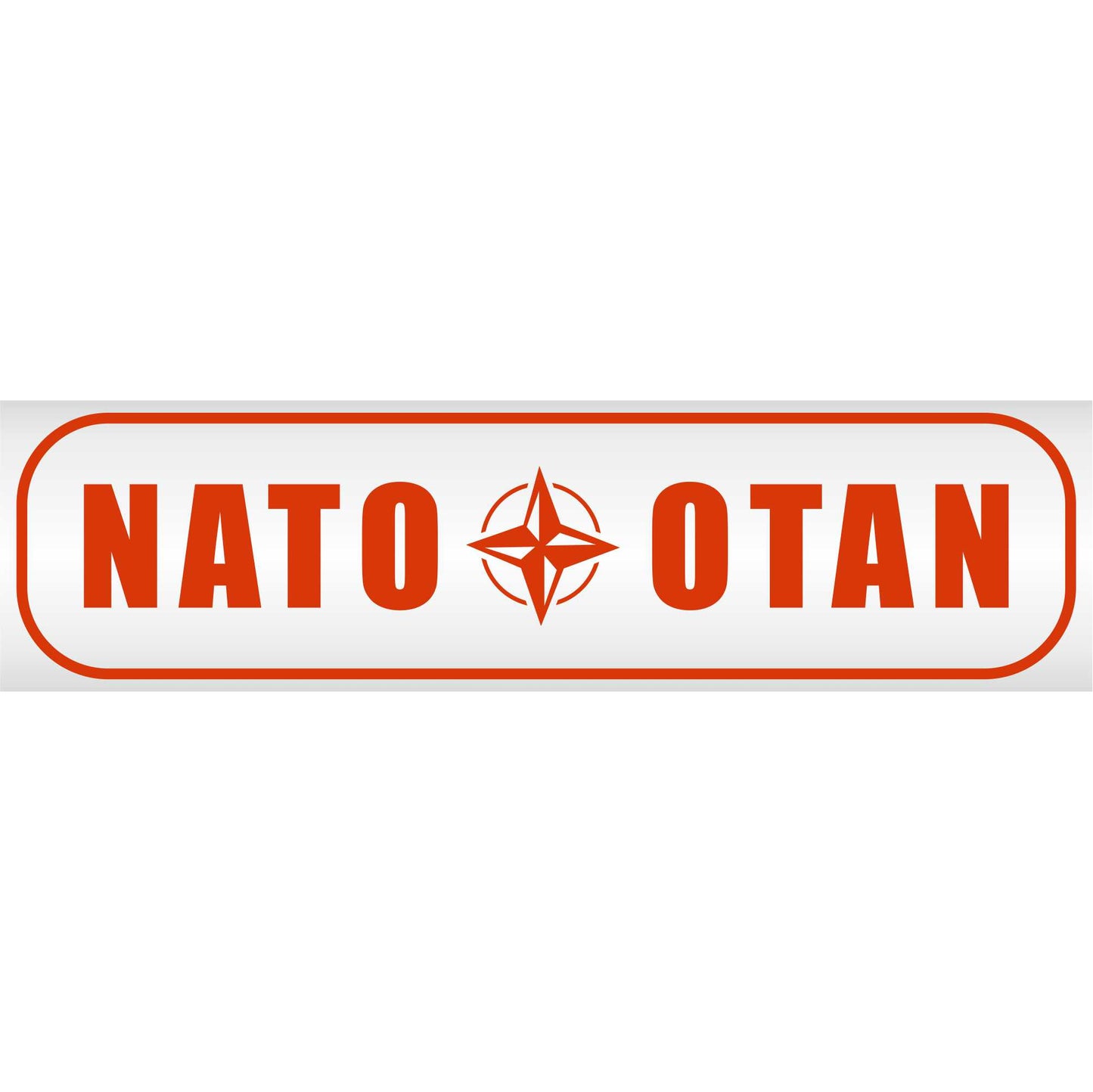 Magnetschild - Nato Otan - Magnetfolie für Auto - LKW - Truck - Baustelle - Firma