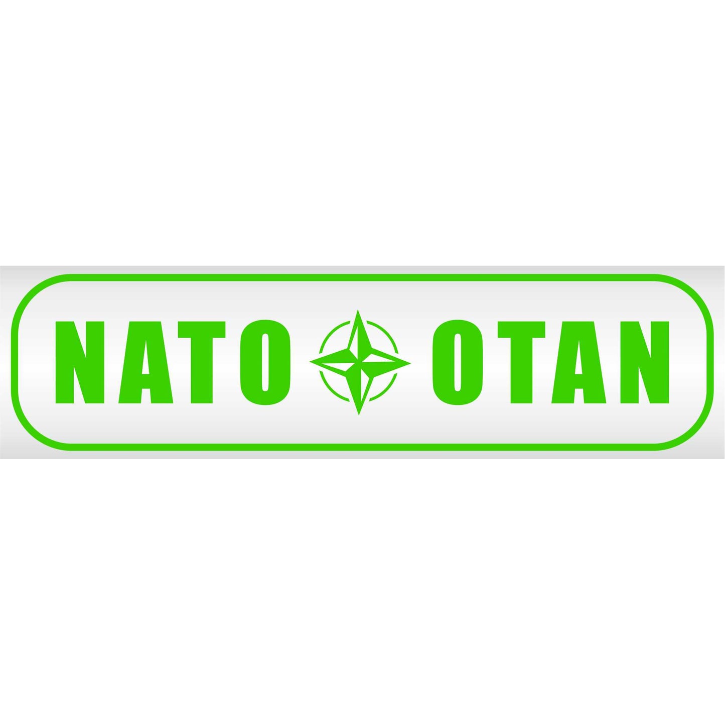Magnetschild - Nato Otan - Magnetfolie für Auto - LKW - Truck - Baustelle - Firma