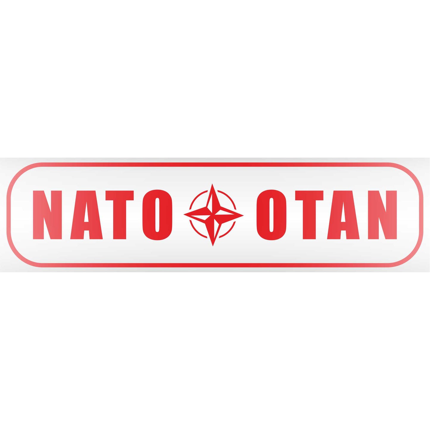 Magnetschild - Nato Otan - Magnetfolie für Auto - LKW - Truck - Baustelle - Firma