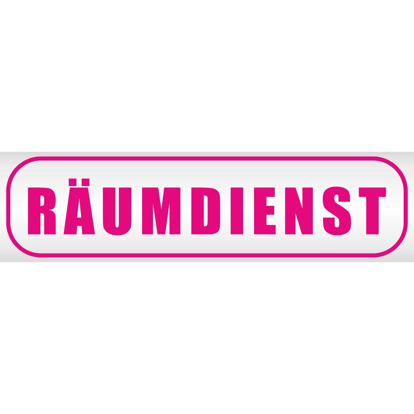 Magnetschild - Räumdienst - Magnetfolie für Auto - LKW - Truck - Baustelle - Firma
