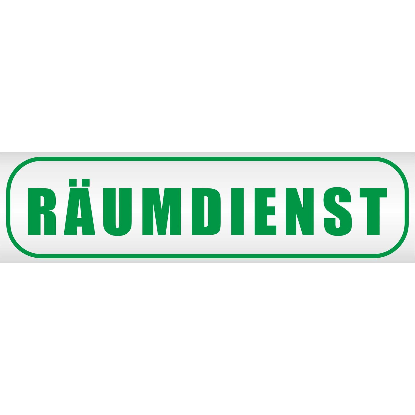 Magnetschild - Räumdienst - Magnetfolie für Auto - LKW - Truck - Baustelle - Firma