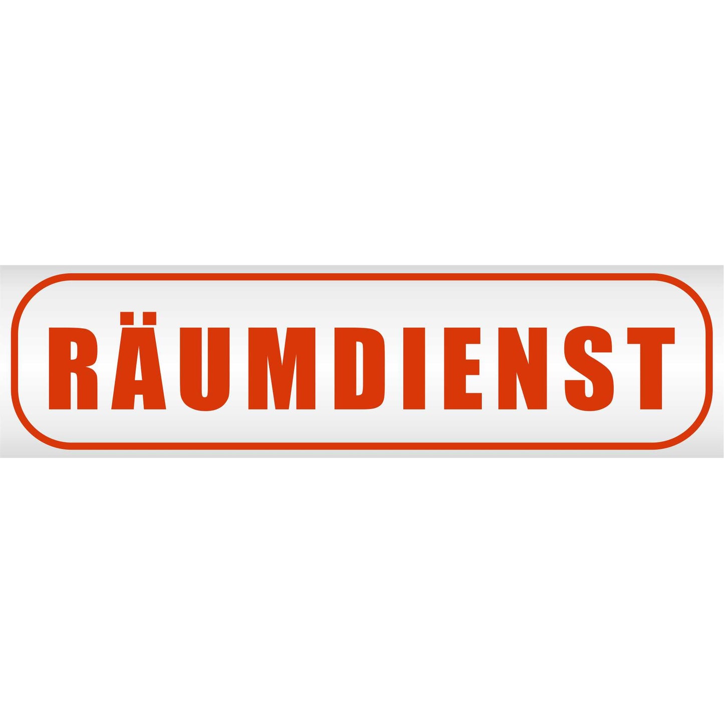 Magnetschild - Räumdienst - Magnetfolie für Auto - LKW - Truck - Baustelle - Firma