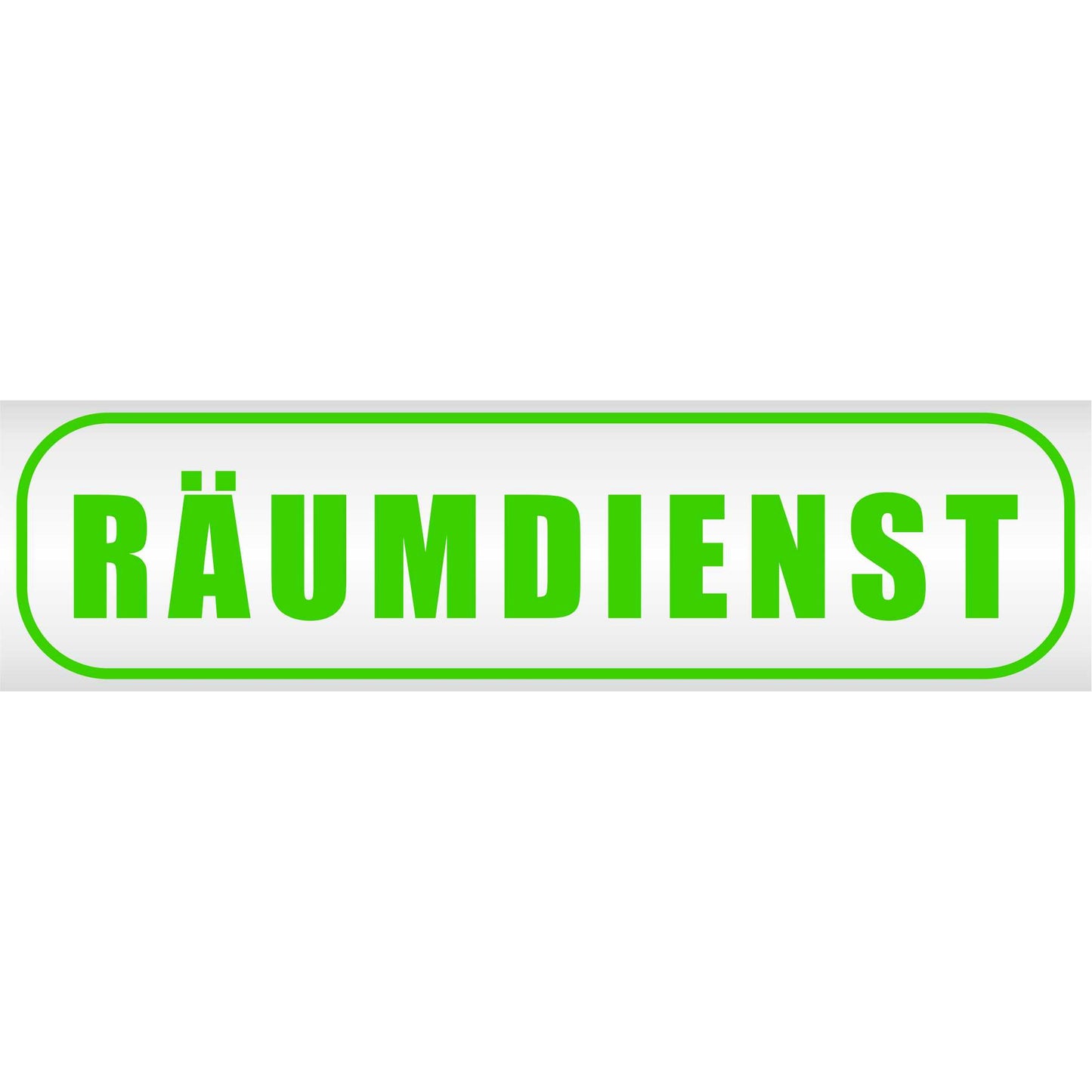 Magnetschild - Räumdienst - Magnetfolie für Auto - LKW - Truck - Baustelle - Firma