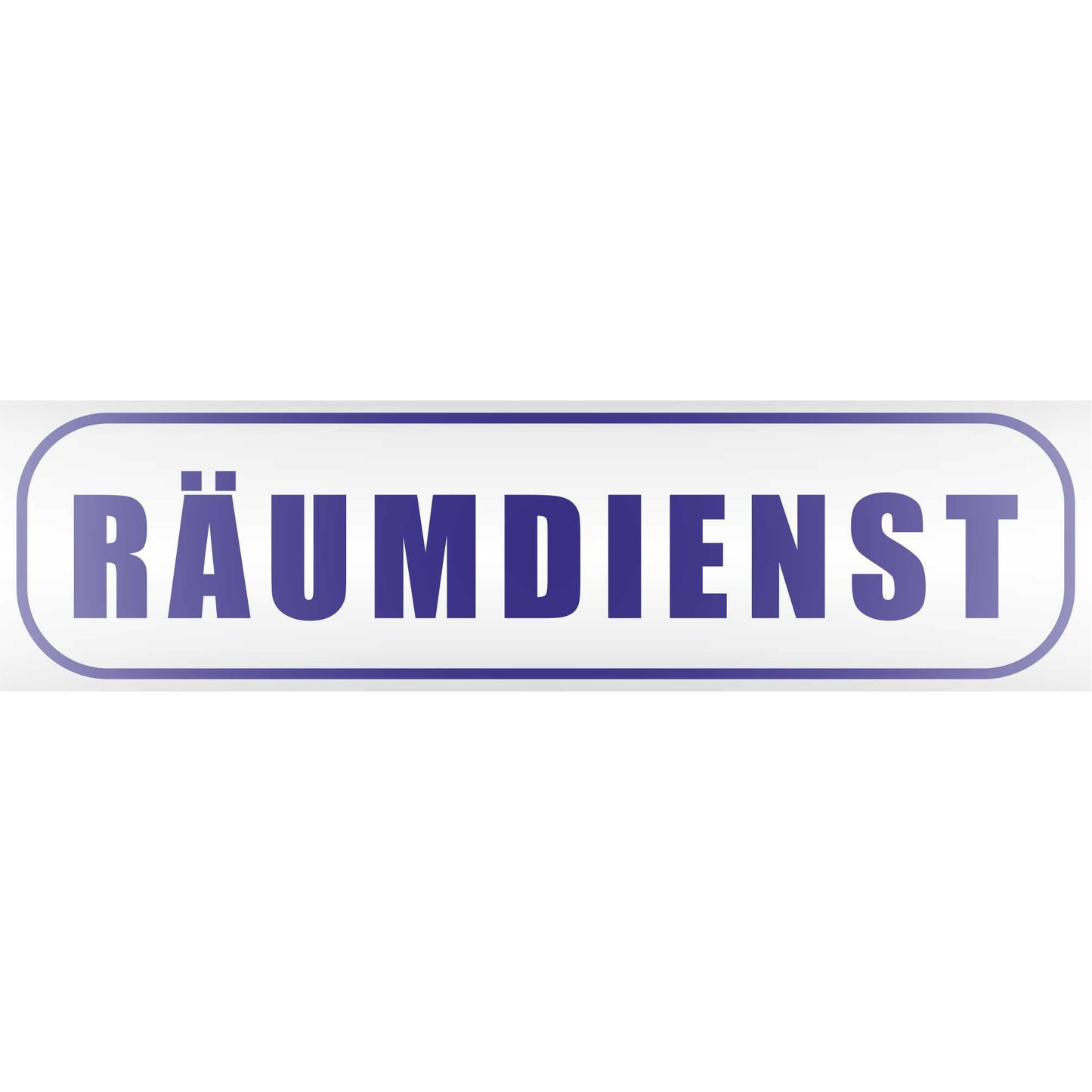 Magnetschild - Räumdienst - Magnetfolie für Auto - LKW - Truck - Baustelle - Firma