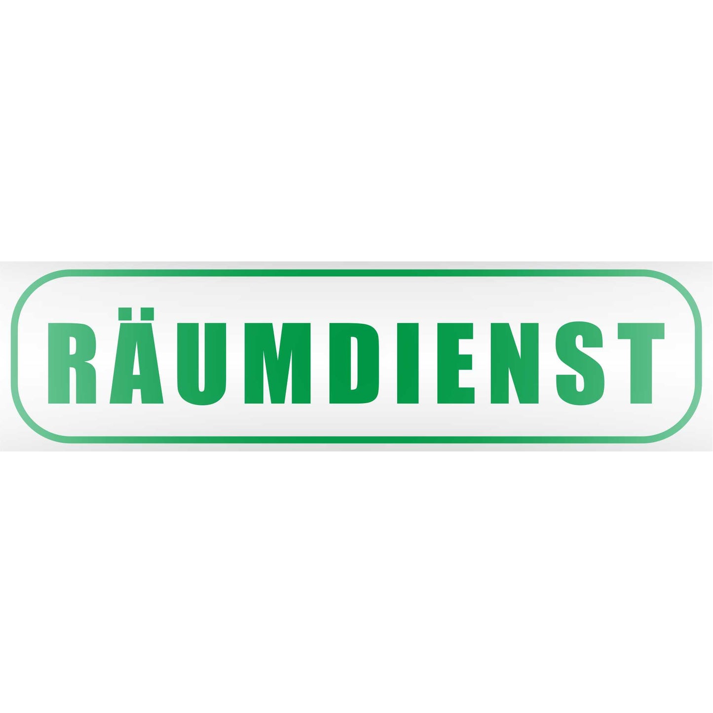Magnetschild - Räumdienst - Magnetfolie für Auto - LKW - Truck - Baustelle - Firma