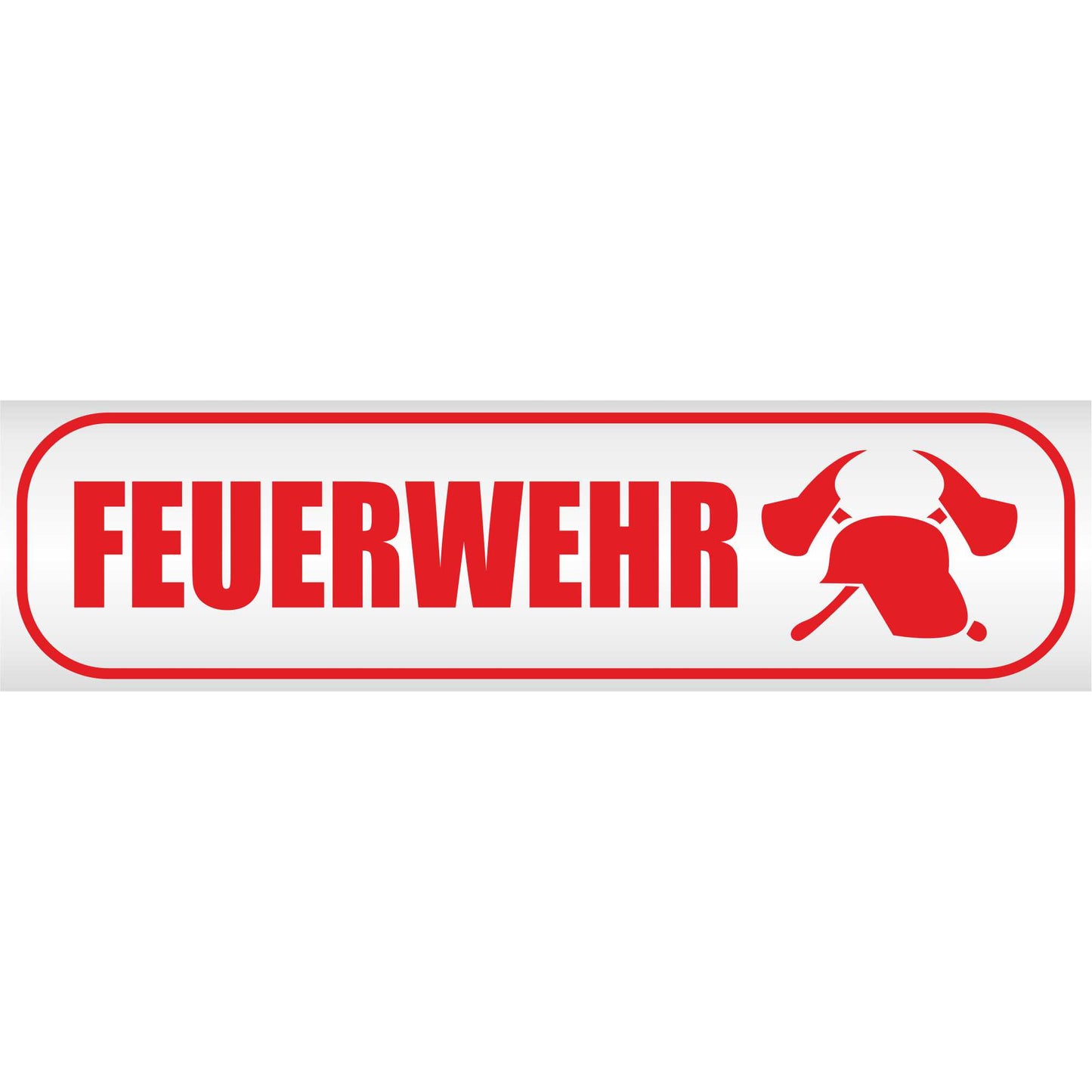 Magnetschild - Feuerwehr 2 - Magnetfolie für Auto - LKW - Truck - Baustelle - Firma
