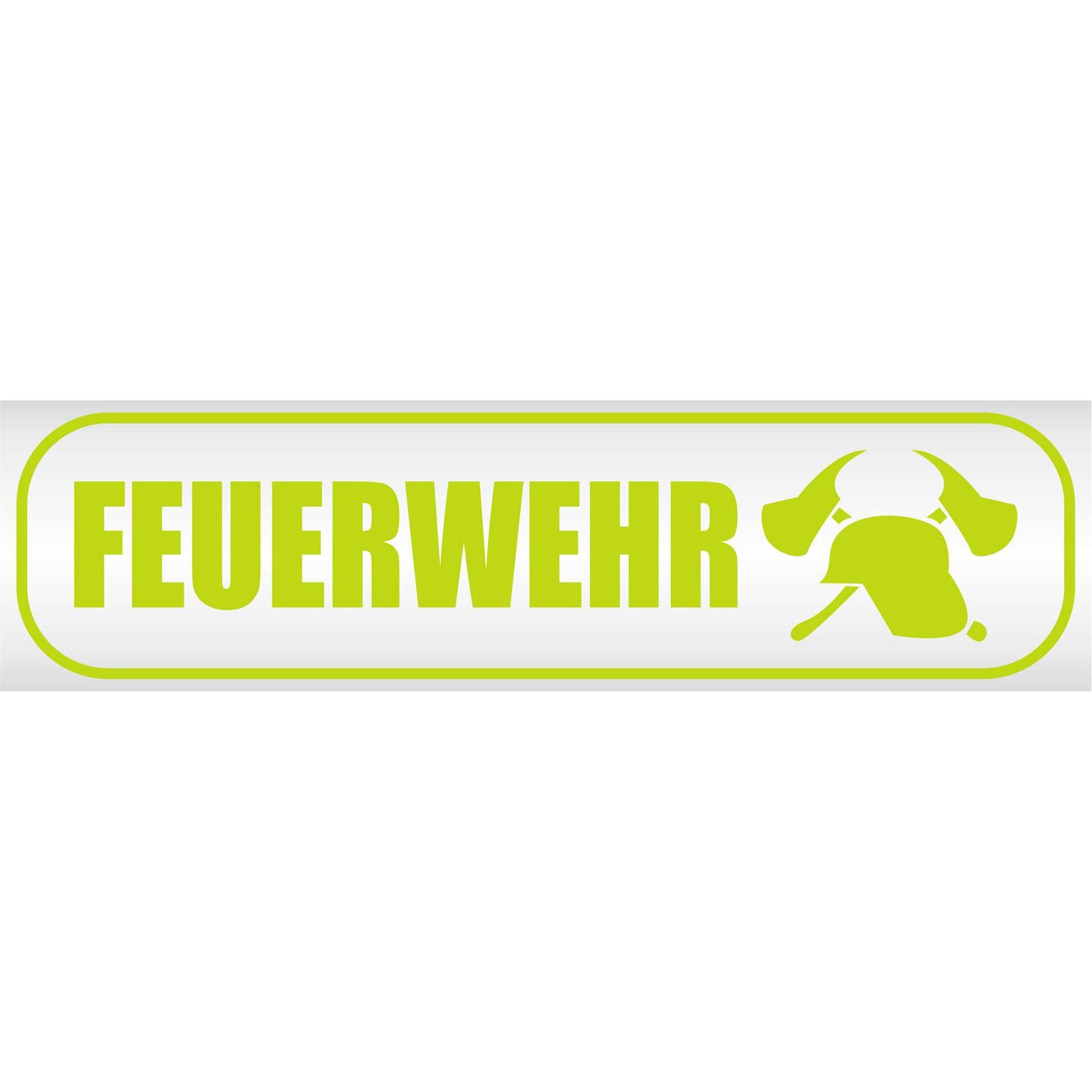 Magnetschild - Feuerwehr 2 - Magnetfolie für Auto - LKW - Truck - Baustelle - Firma