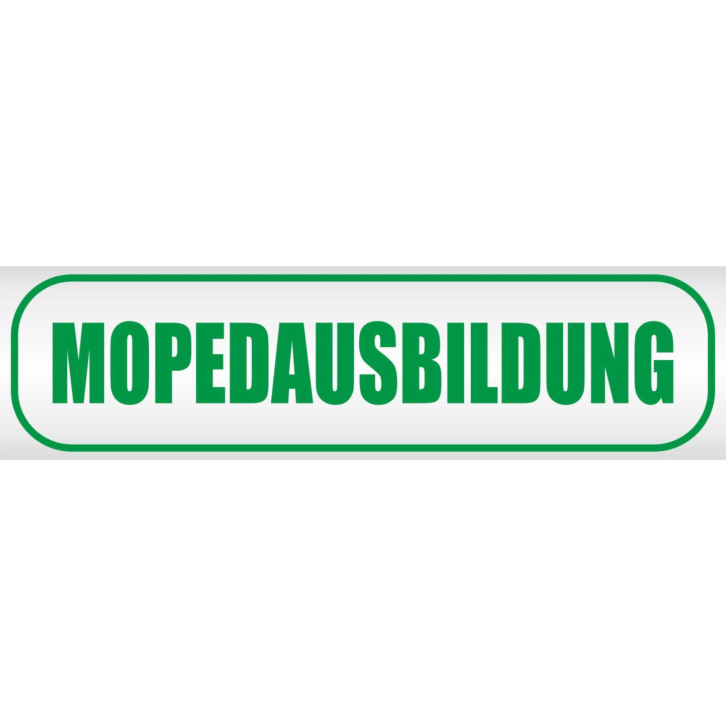 Magnetschild - Mopedausbildung - Magnetfolie für Auto - LKW - Truck - Baustelle - Firma