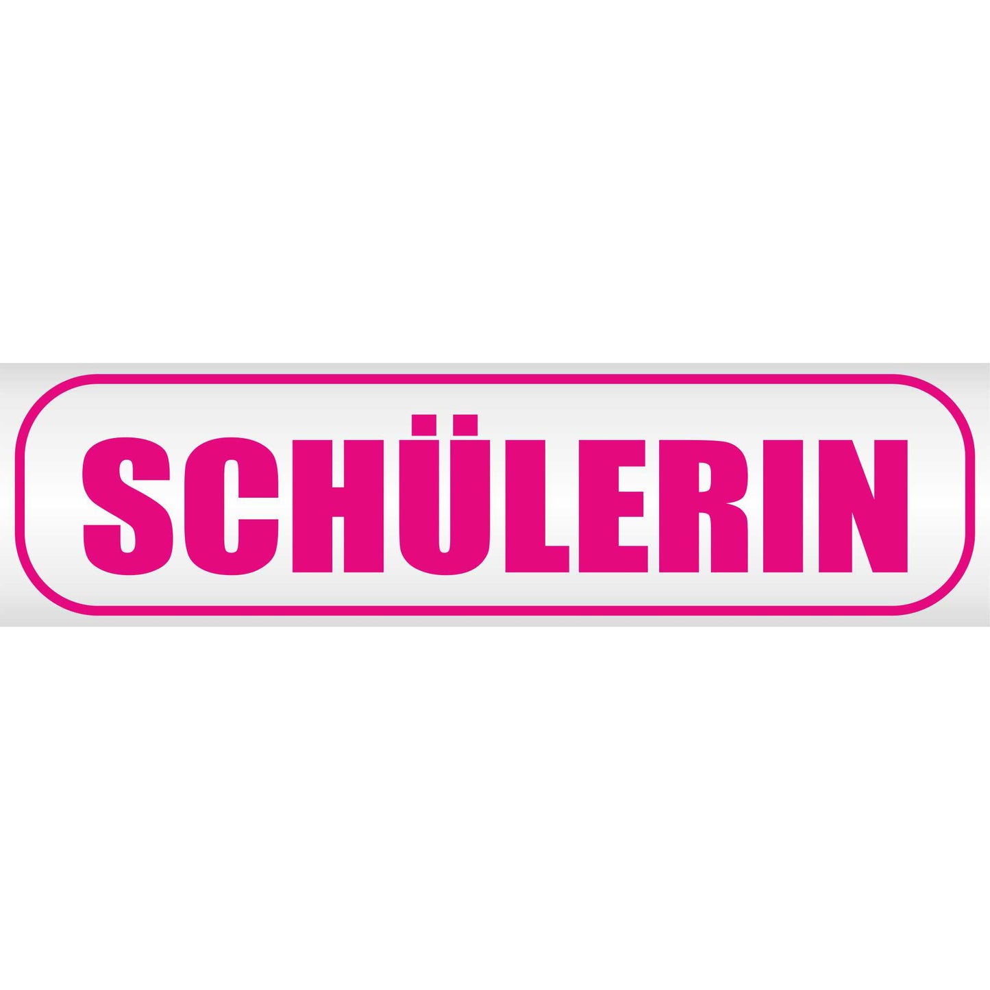 Magnetschild - Schülerin - Magnetfolie für Auto - LKW - Truck - Baustelle - Firma