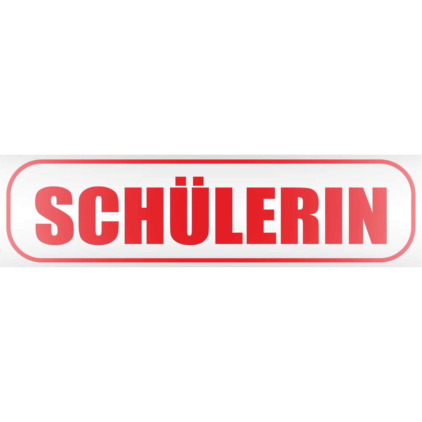 Magnetschild - Schülerin - Magnetfolie für Auto - LKW - Truck - Baustelle - Firma