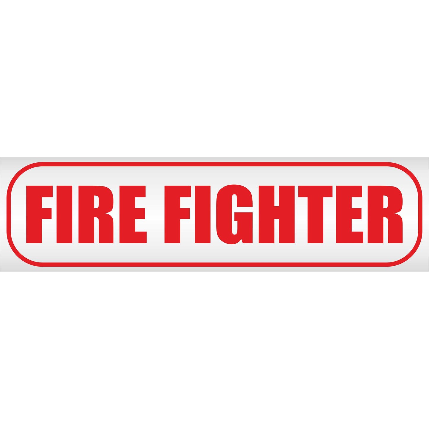 Magnetschild - Fire Fighter - Magnetfolie für Auto - LKW - Truck - Baustelle - Firma