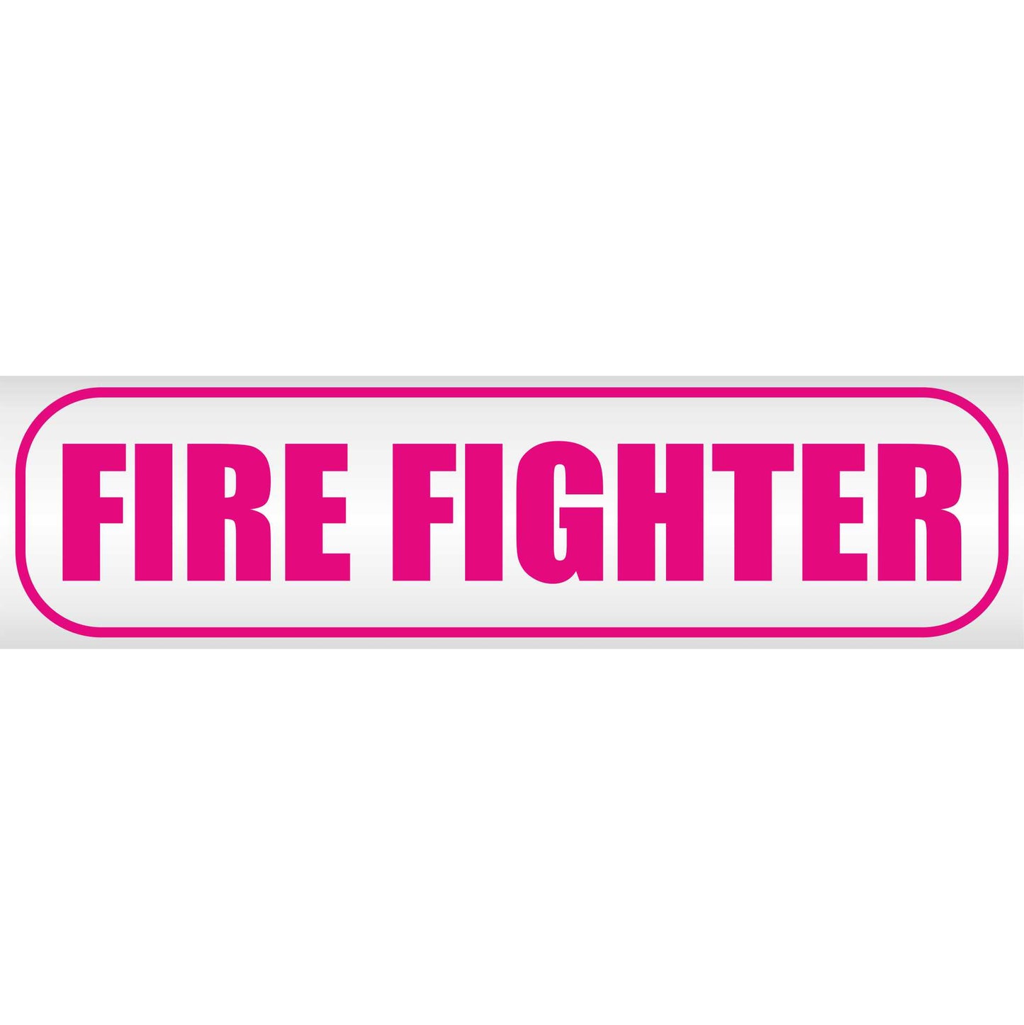 Magnetschild - Fire Fighter - Magnetfolie für Auto - LKW - Truck - Baustelle - Firma
