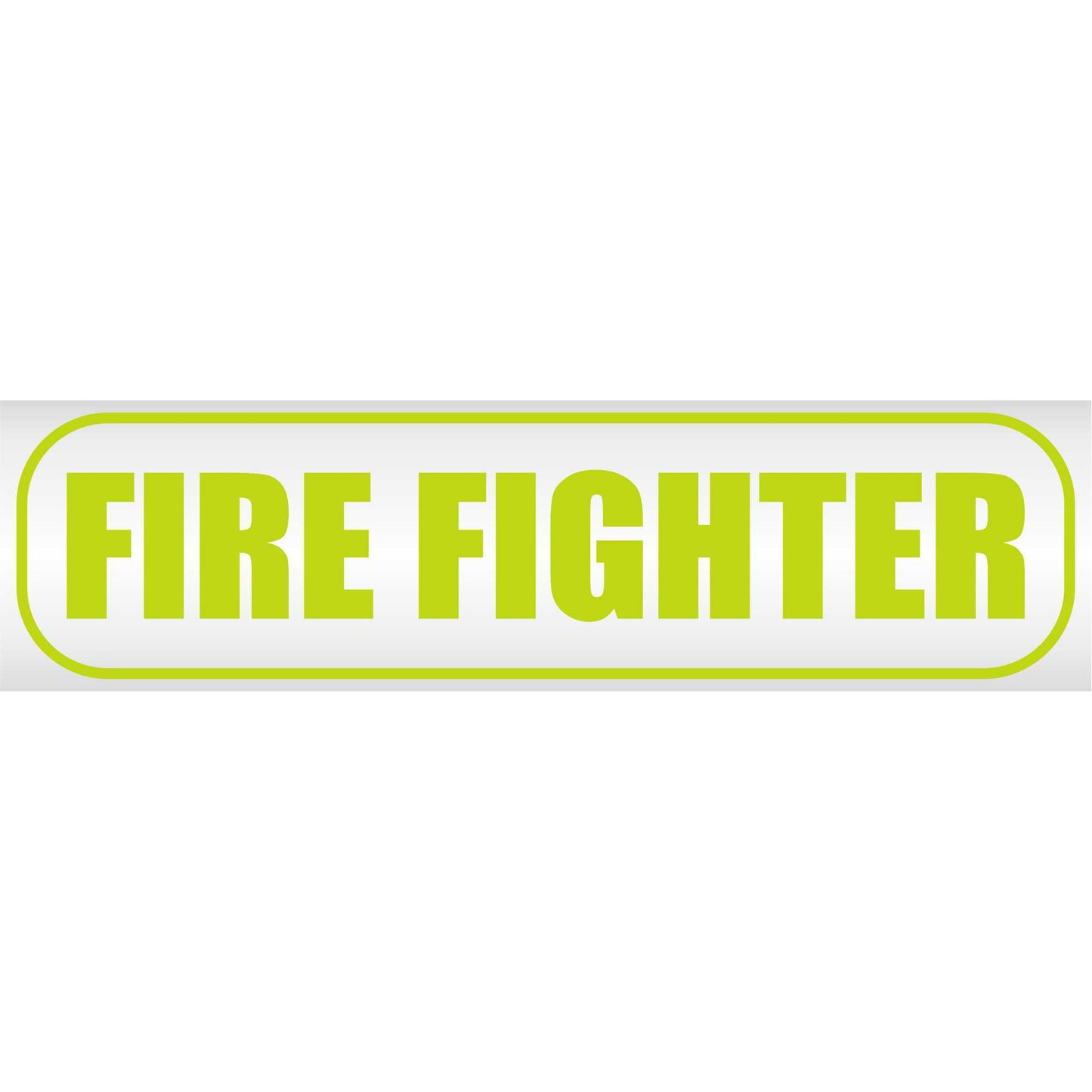 Magnetschild - Fire Fighter - Magnetfolie für Auto - LKW - Truck - Baustelle - Firma