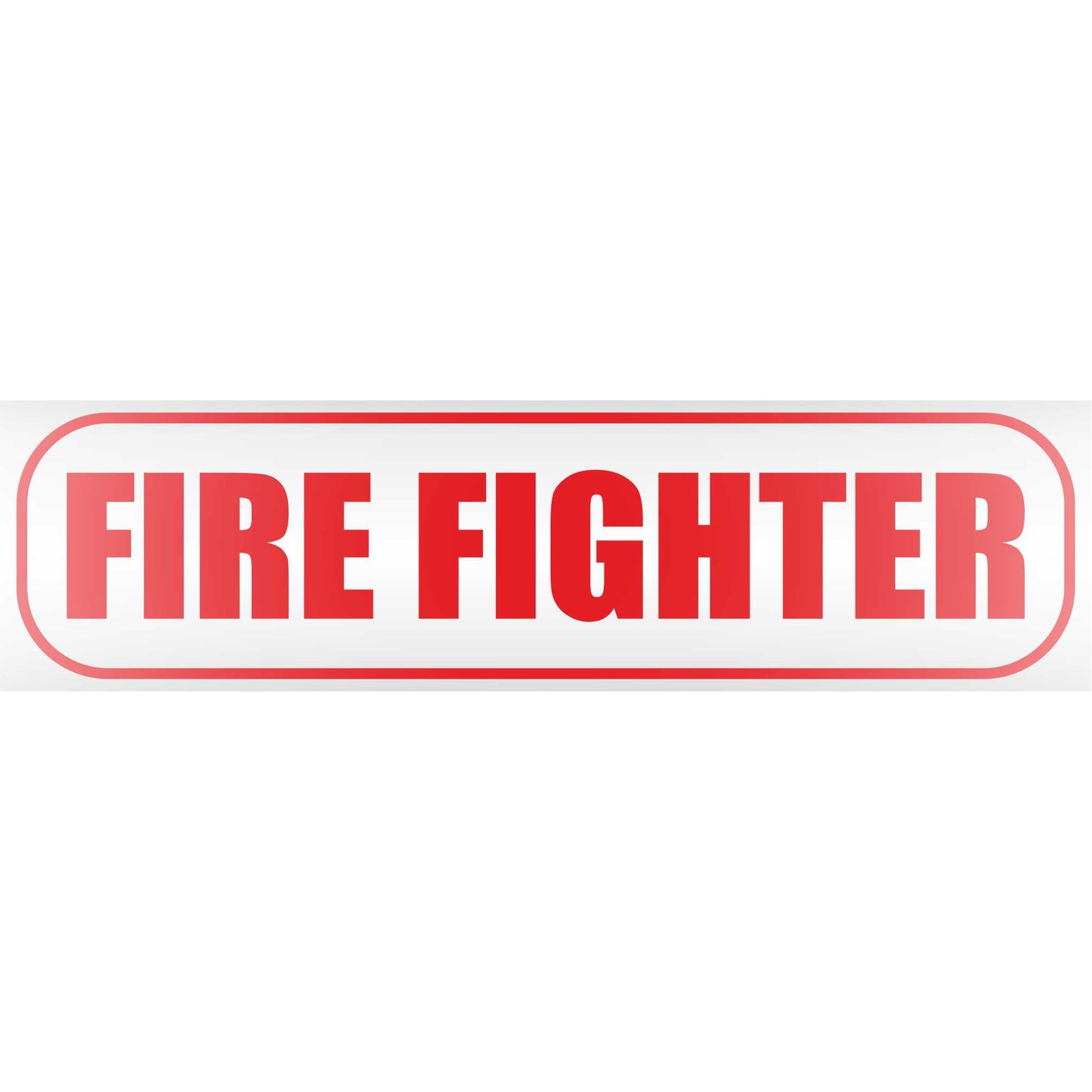 Magnetschild - Fire Fighter - Magnetfolie für Auto - LKW - Truck - Baustelle - Firma