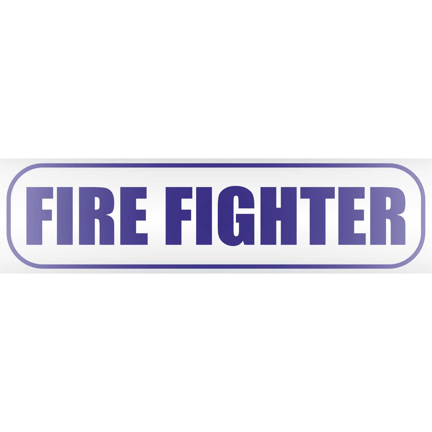 Magnetschild - Fire Fighter - Magnetfolie für Auto - LKW - Truck - Baustelle - Firma