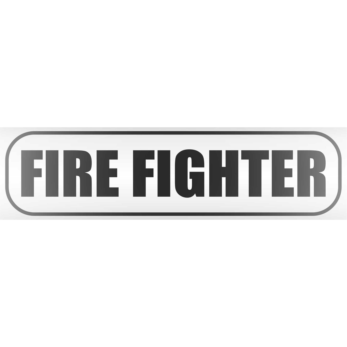 Magnetschild - Fire Fighter - Magnetfolie für Auto - LKW - Truck - Baustelle - Firma