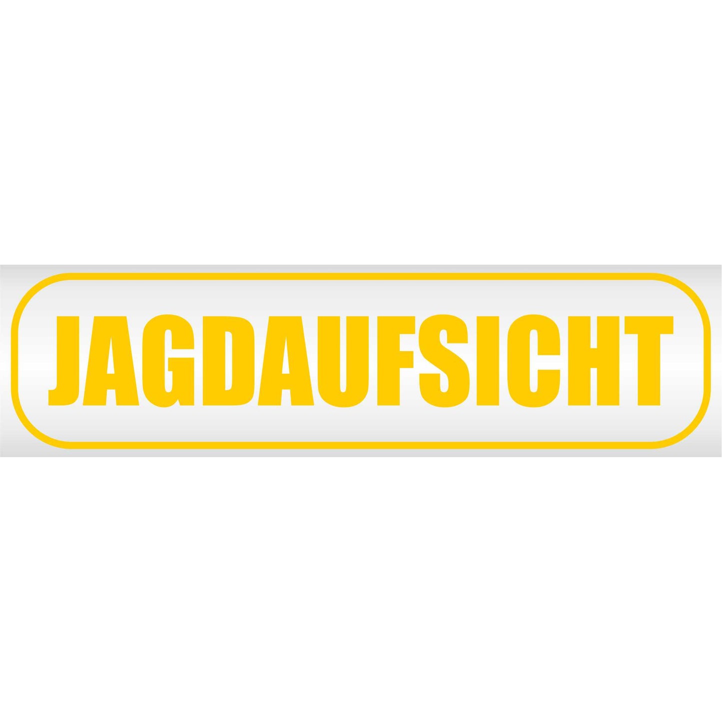 Magnetschild - Jagdaufsicht - Magnetfolie für Auto - LKW - Truck - Baustelle - Firma