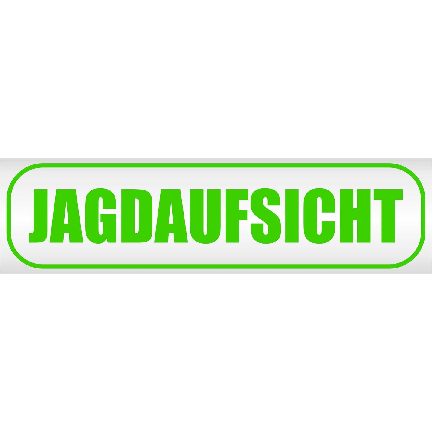 Magnetschild - Jagdaufsicht - Magnetfolie für Auto - LKW - Truck - Baustelle - Firma