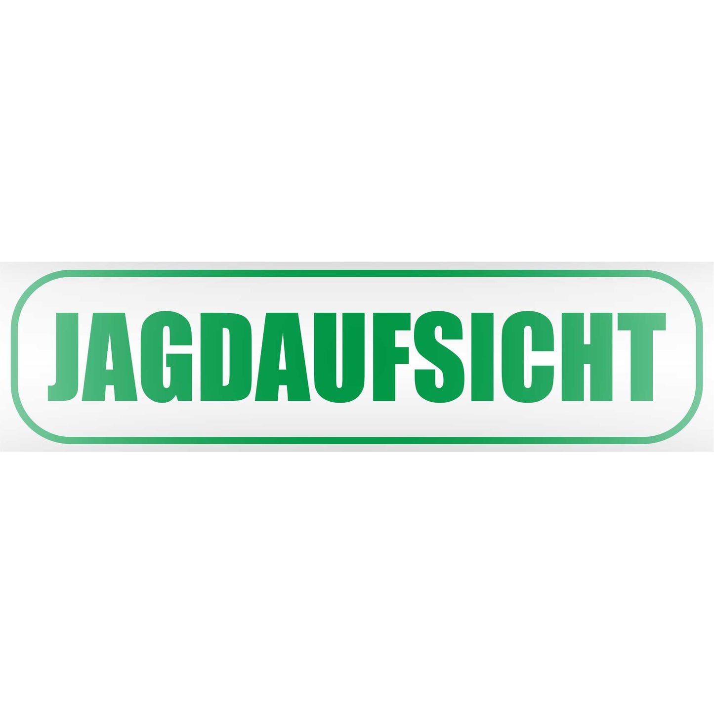 Magnetschild - Jagdaufsicht - Magnetfolie für Auto - LKW - Truck - Baustelle - Firma
