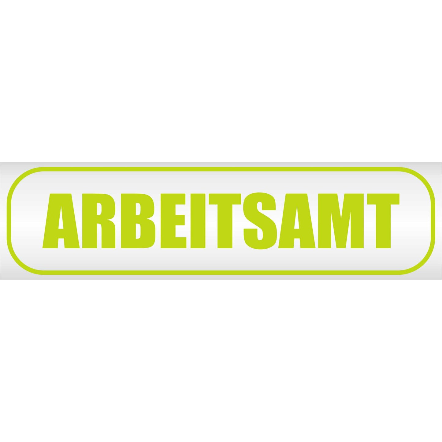 Magnetschild - Arbeitsamt - Magnetfolie für Auto - LKW - Truck - Baustelle - Firma