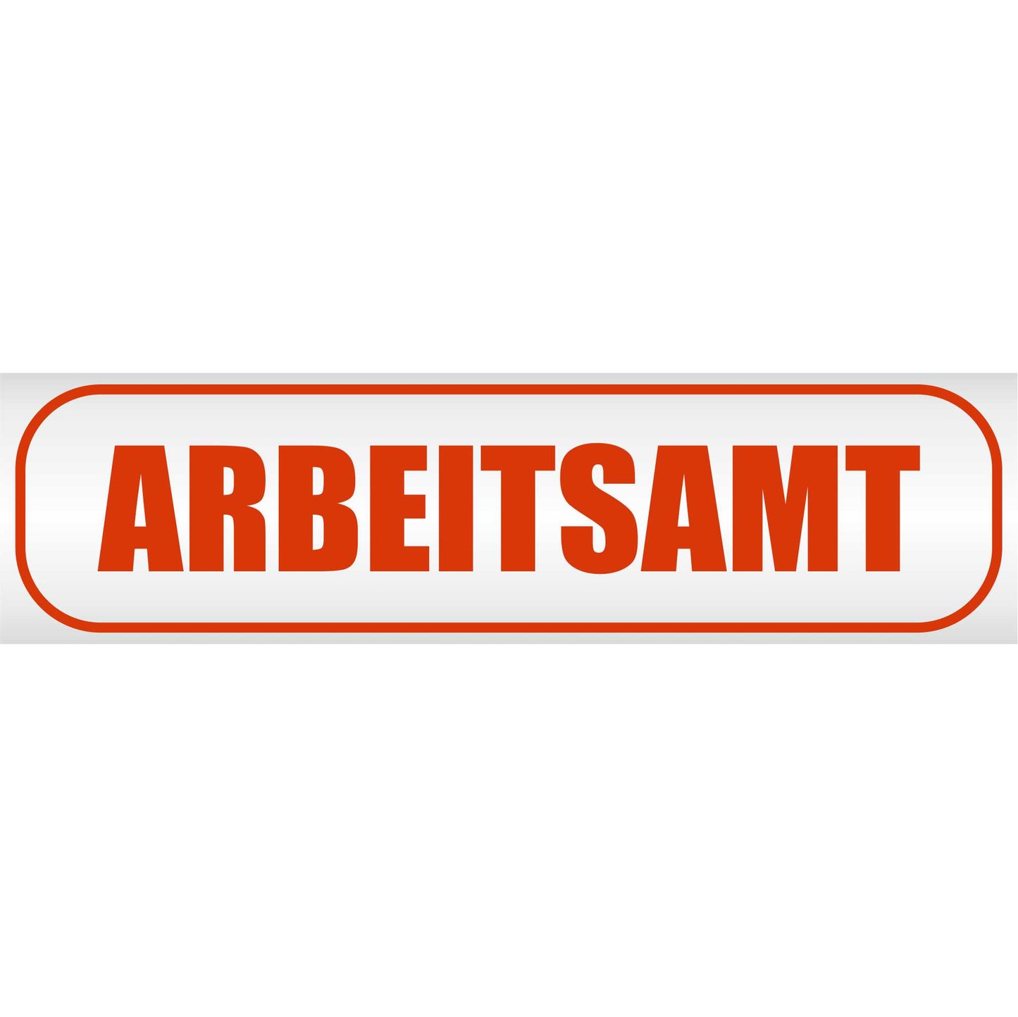 Magnetschild - Arbeitsamt - Magnetfolie für Auto - LKW - Truck - Baustelle - Firma