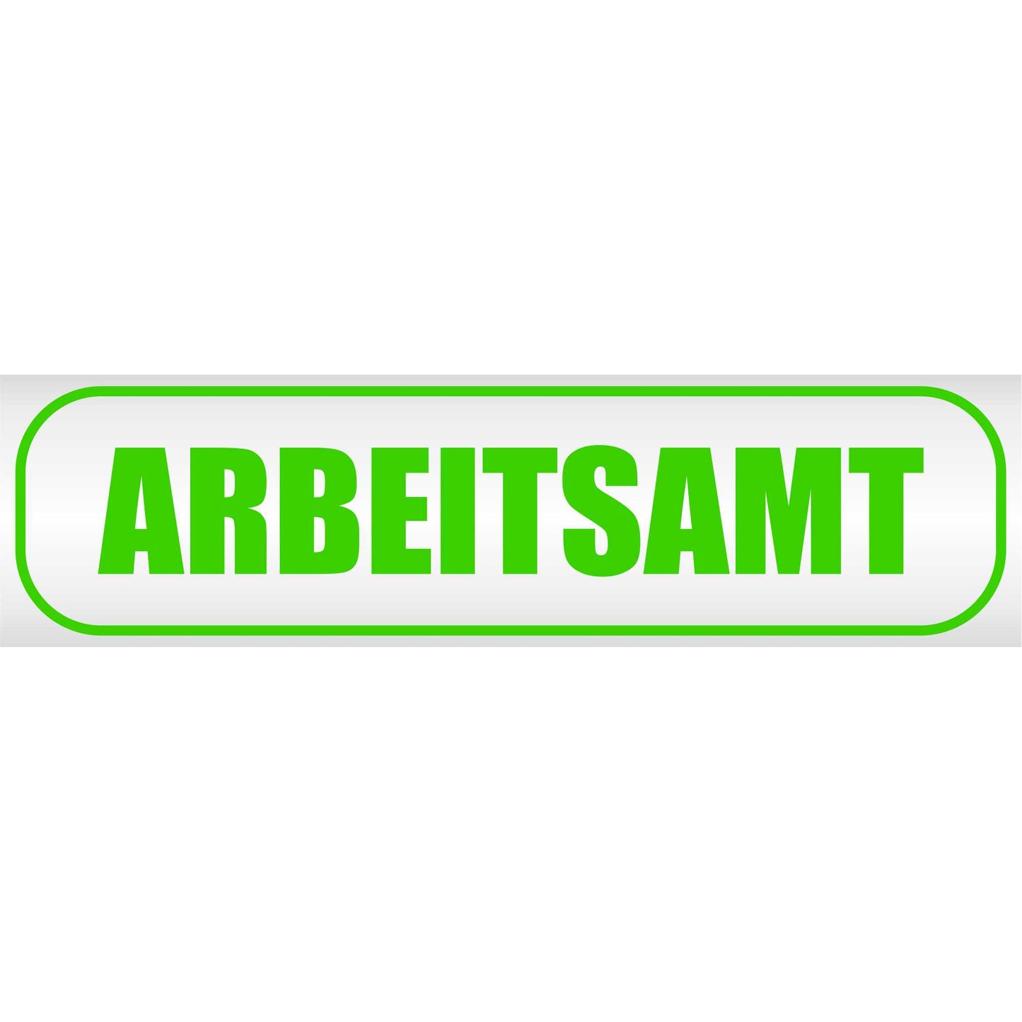 Magnetschild - Arbeitsamt - Magnetfolie für Auto - LKW - Truck - Baustelle - Firma