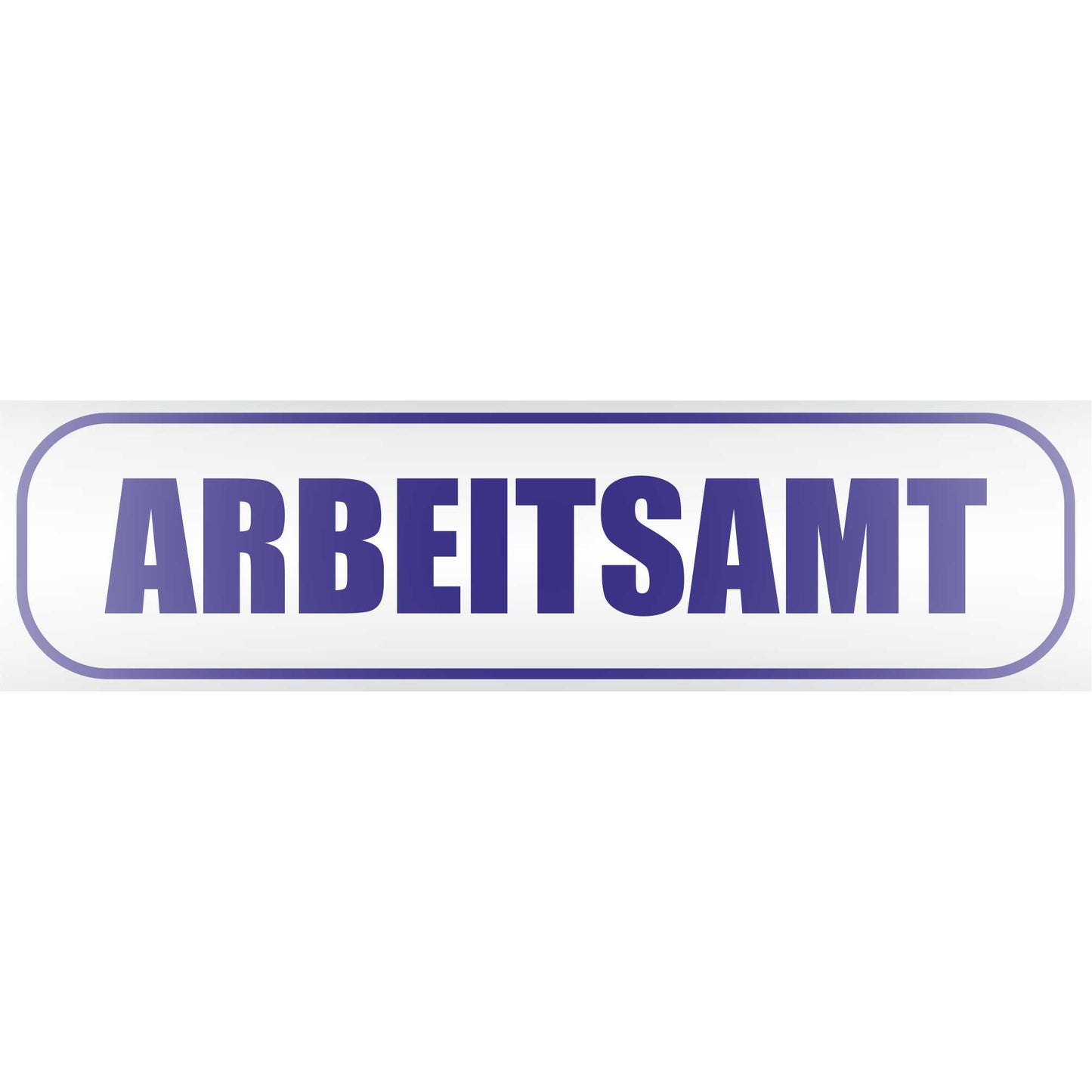 Magnetschild - Arbeitsamt - Magnetfolie für Auto - LKW - Truck - Baustelle - Firma
