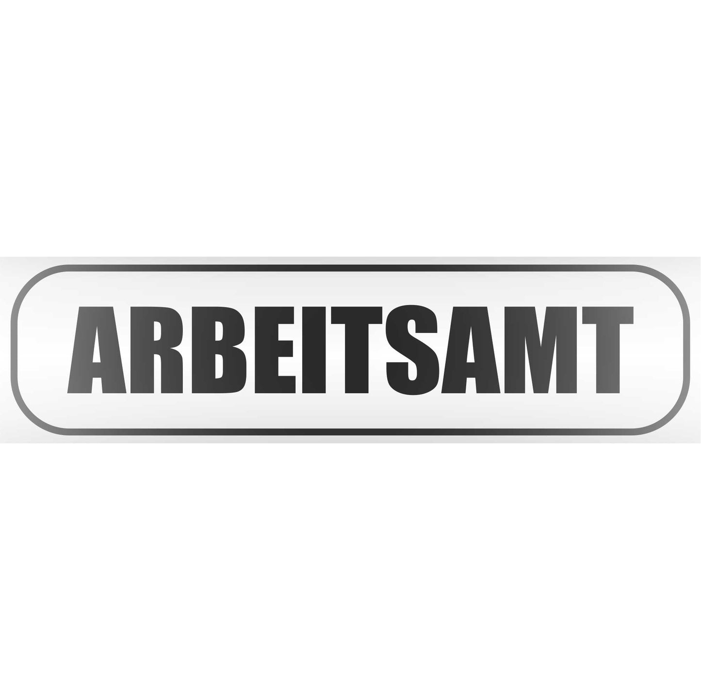 Magnetschild - Arbeitsamt - Magnetfolie für Auto - LKW - Truck - Baustelle - Firma