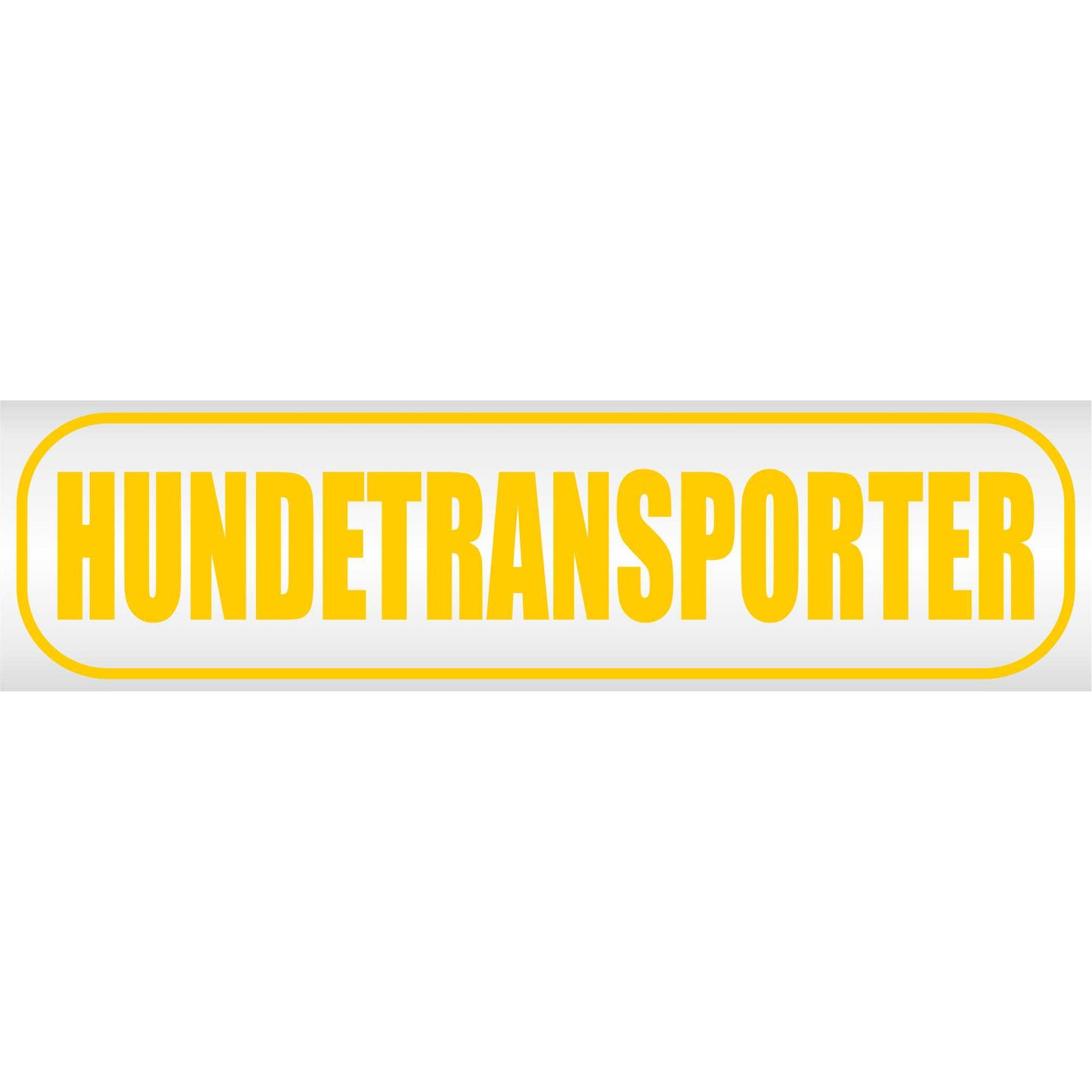 Magnetschild - Hundetransporter - Magnetfolie für Auto - LKW - Truck - Baustelle - Firma